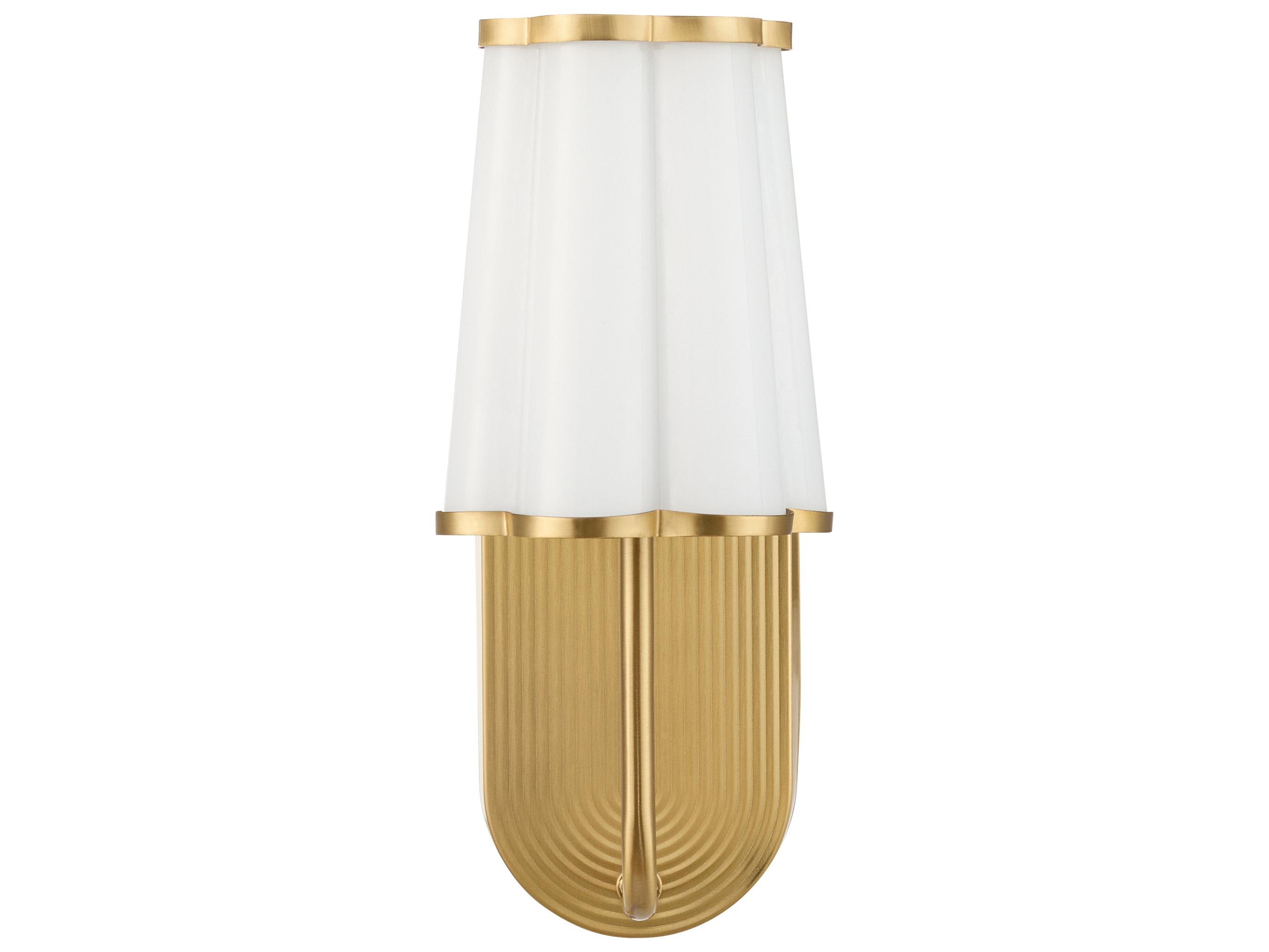 Quorum Belinder Aged Brass Wall Sconce