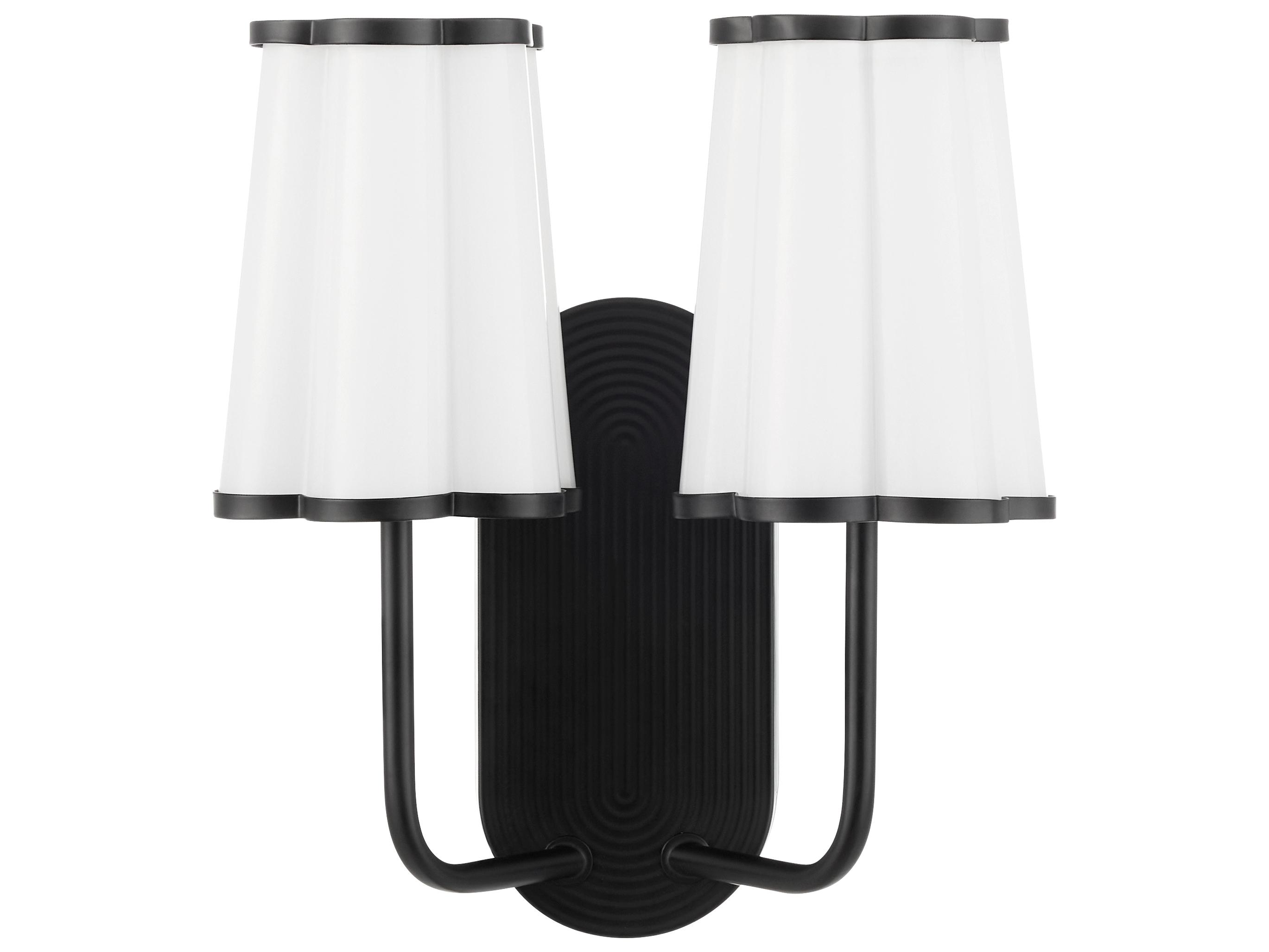 Quorum Belinder Matte Black Vanity Light