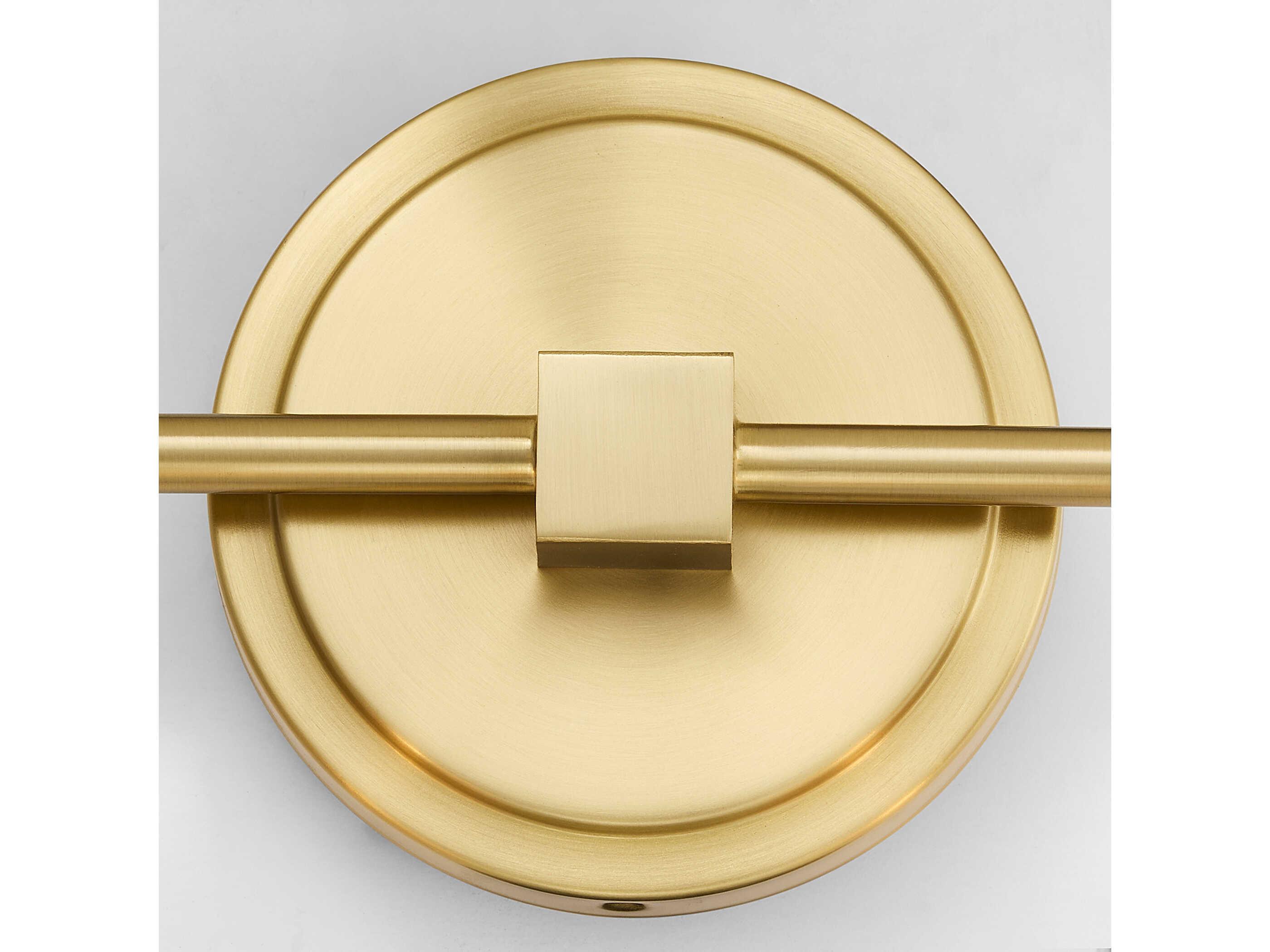 Quorum Providence 2-Light Aged Brass Vanity Light