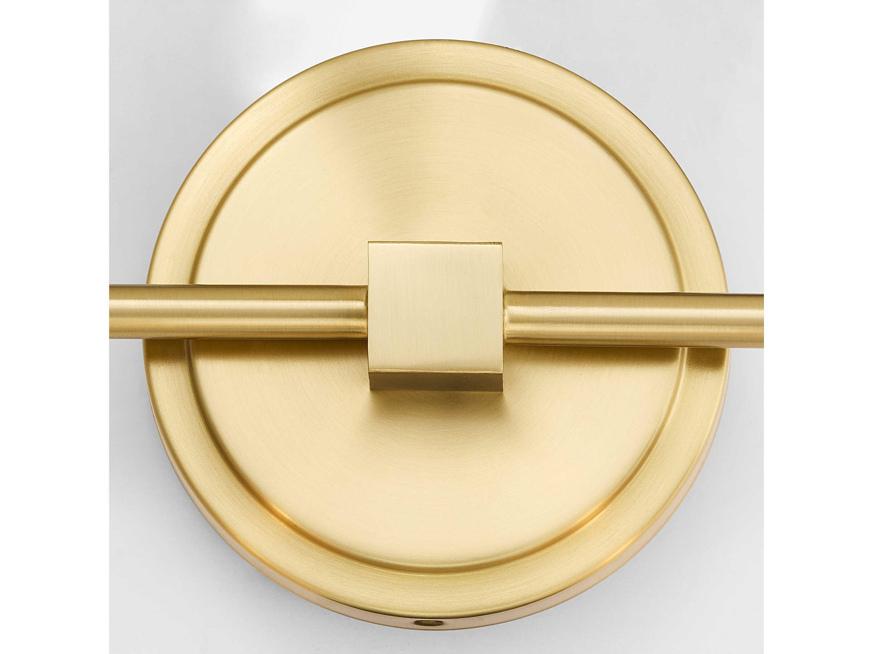 Quorum Providence 4-Light Aged Brass Vanity Light