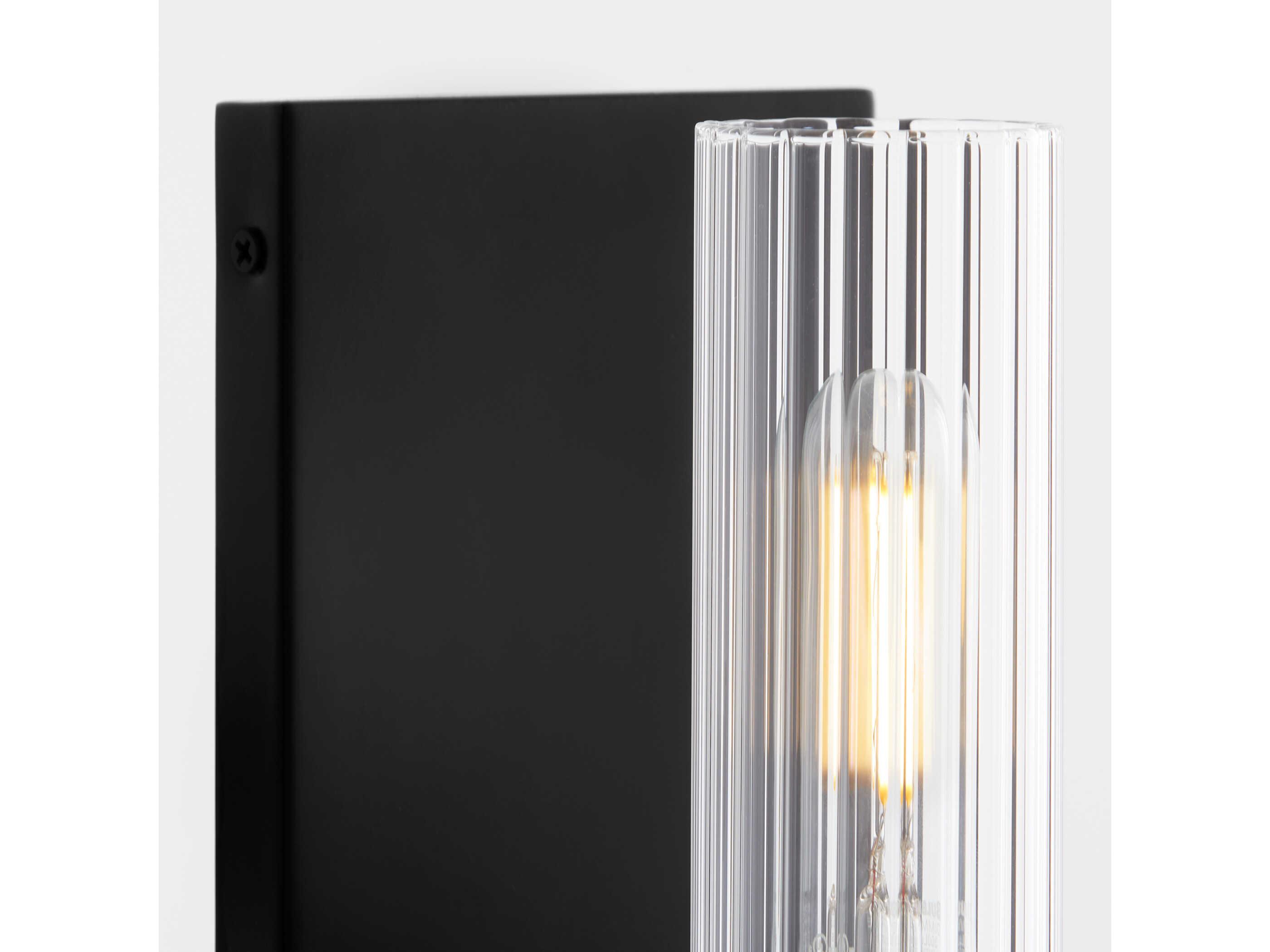 Quorum Kilbey 1-Light Matte Black Wall Sconce