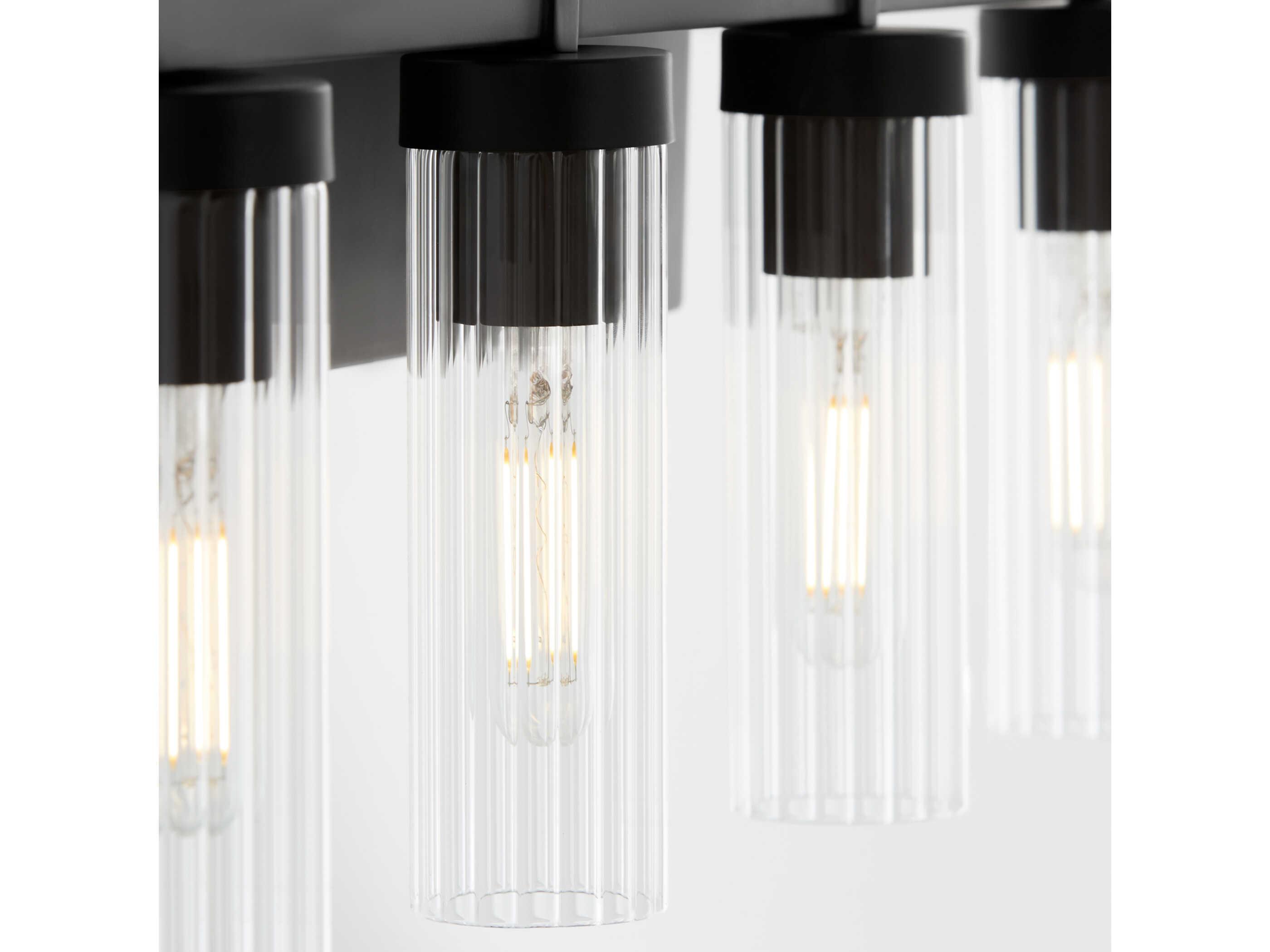 Quorum Kilbey 4-Light Matte Black Vanity Light