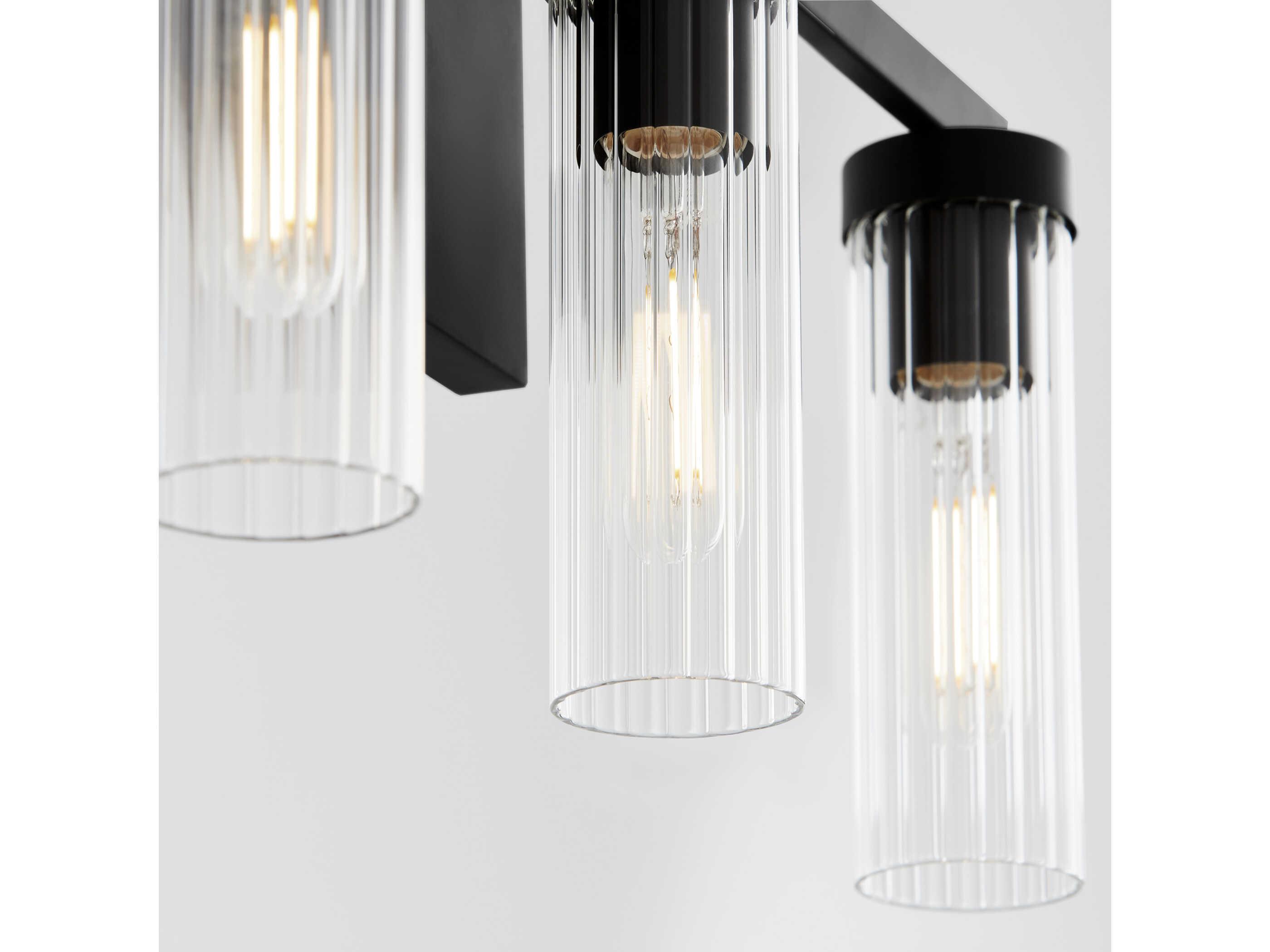 Quorum Kilbey 5-Light Matte Black Vanity Light