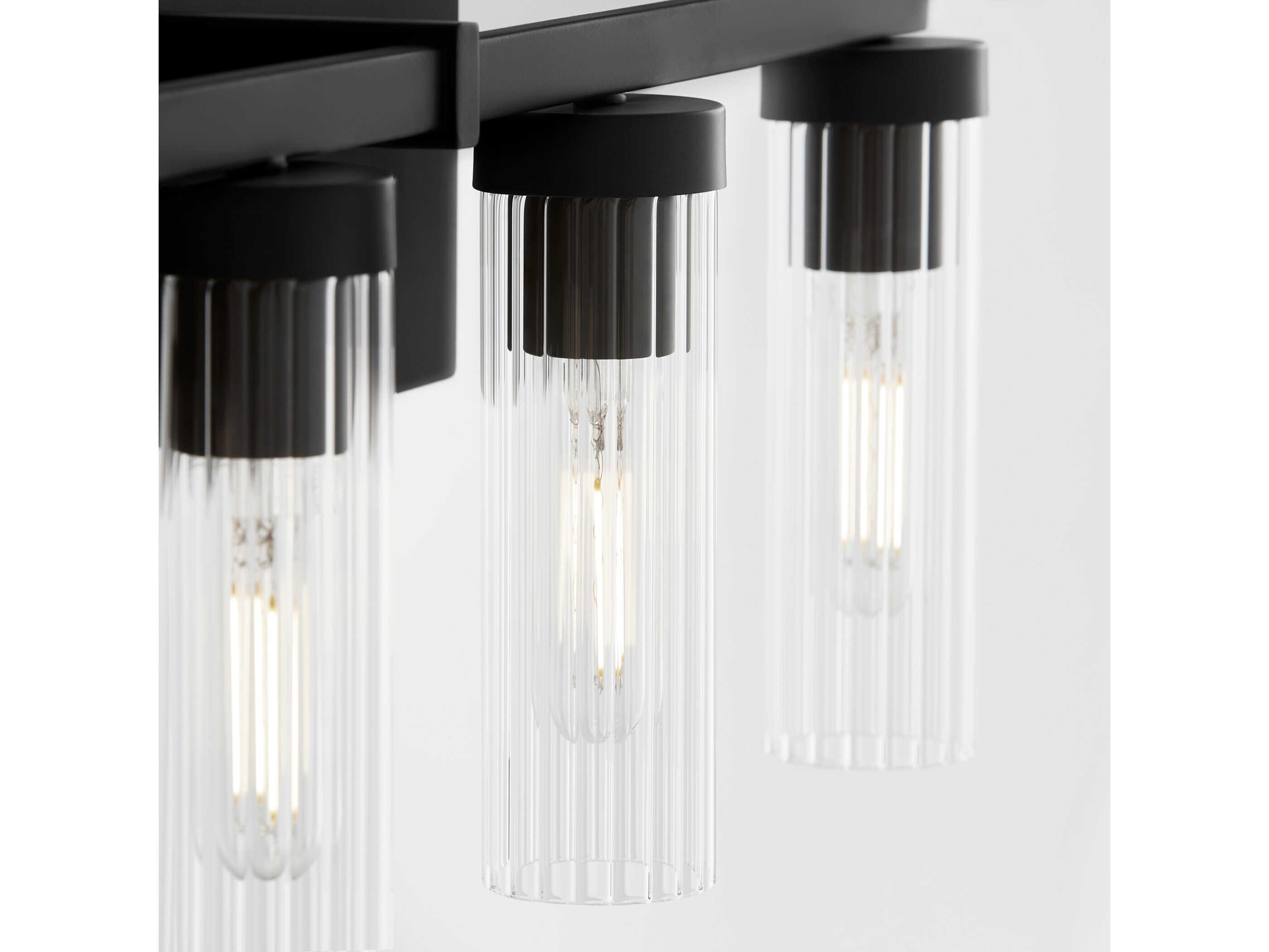 Quorum Kilbey 5-Light Matte Black Vanity Light