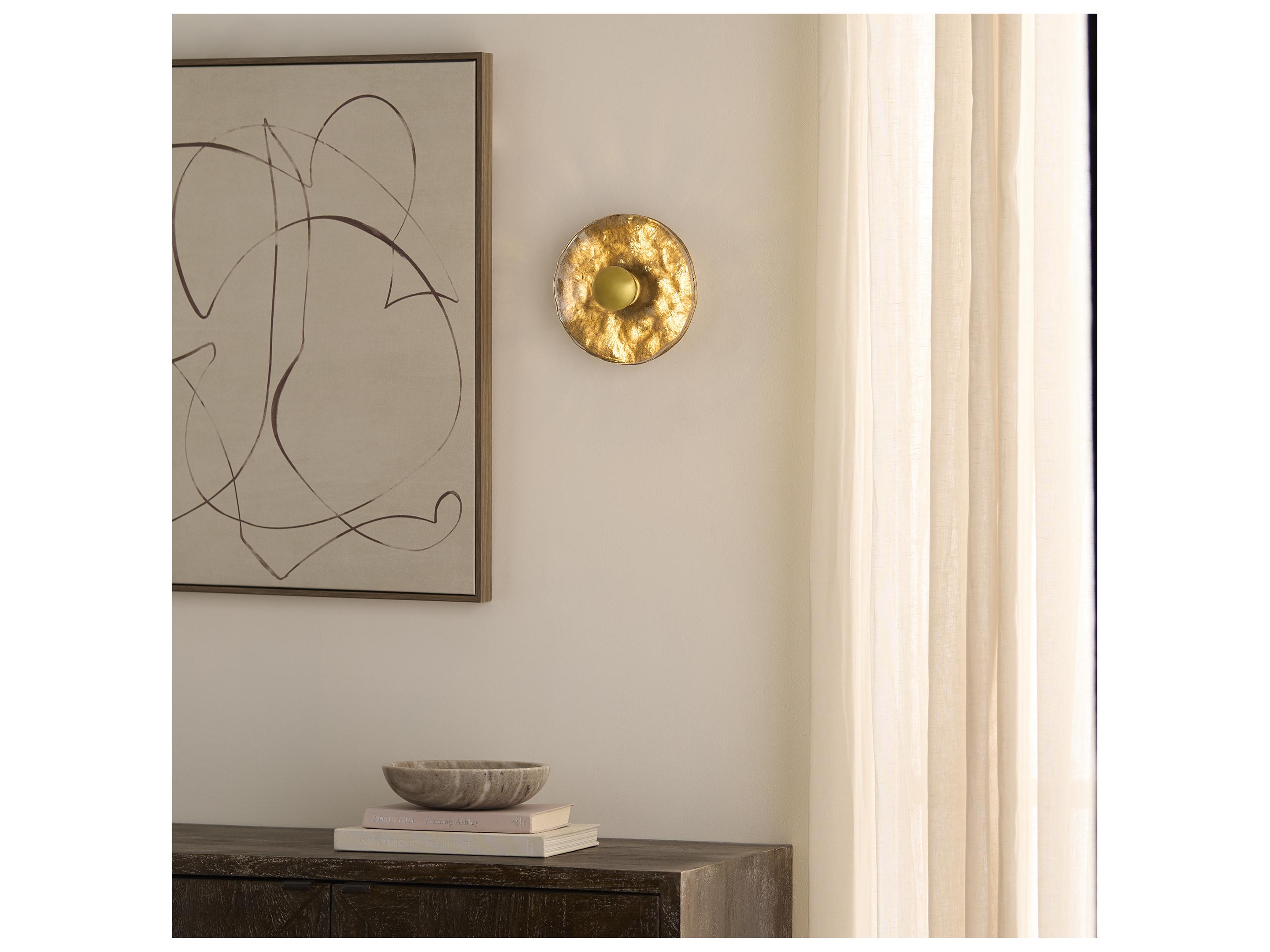 Quorum Del Rey 1-Light Brushed Brass Traditional Wall Sconce