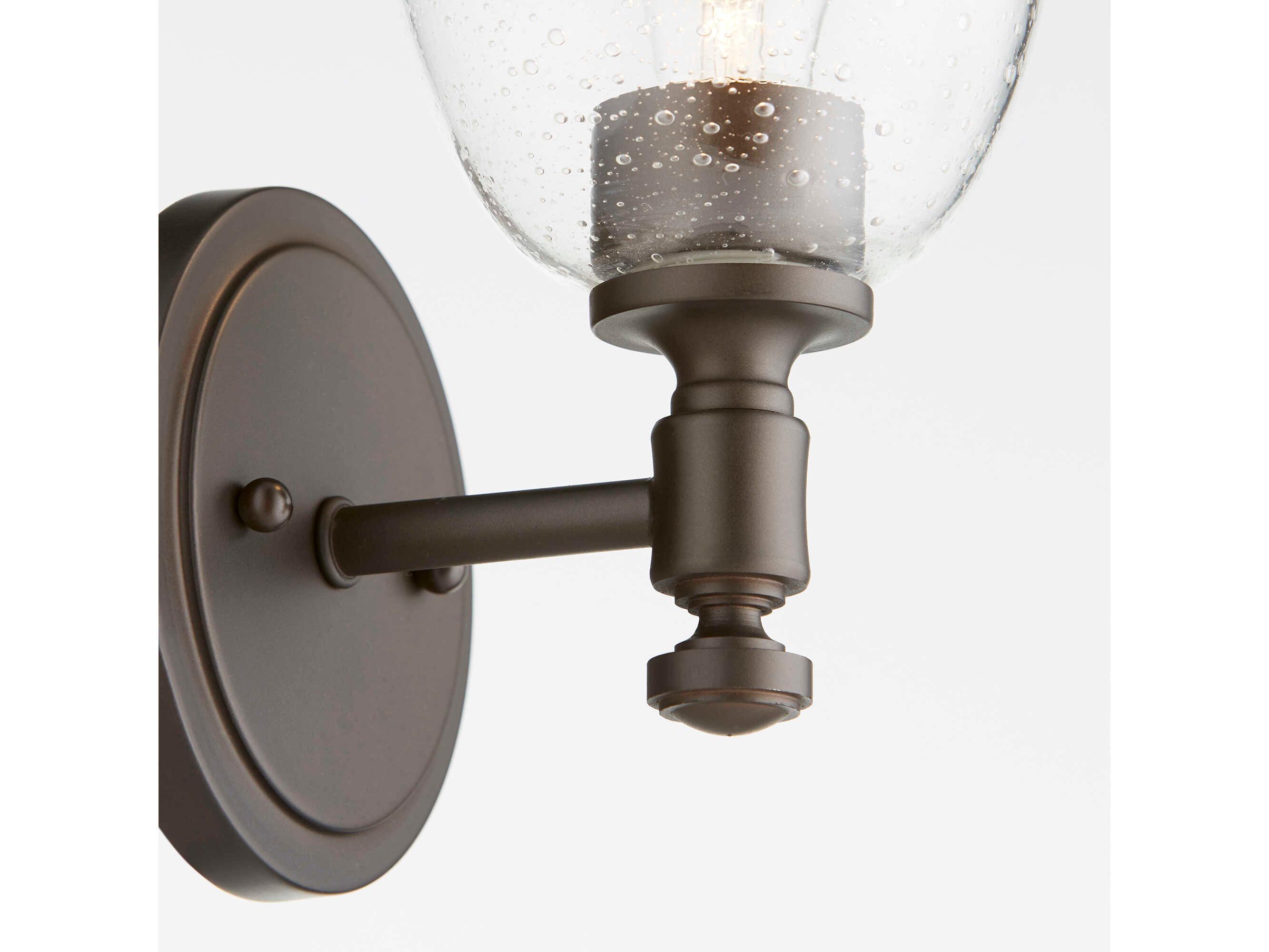 Quorum Rossington 1-Light Oiled Bronze Wall Sconce