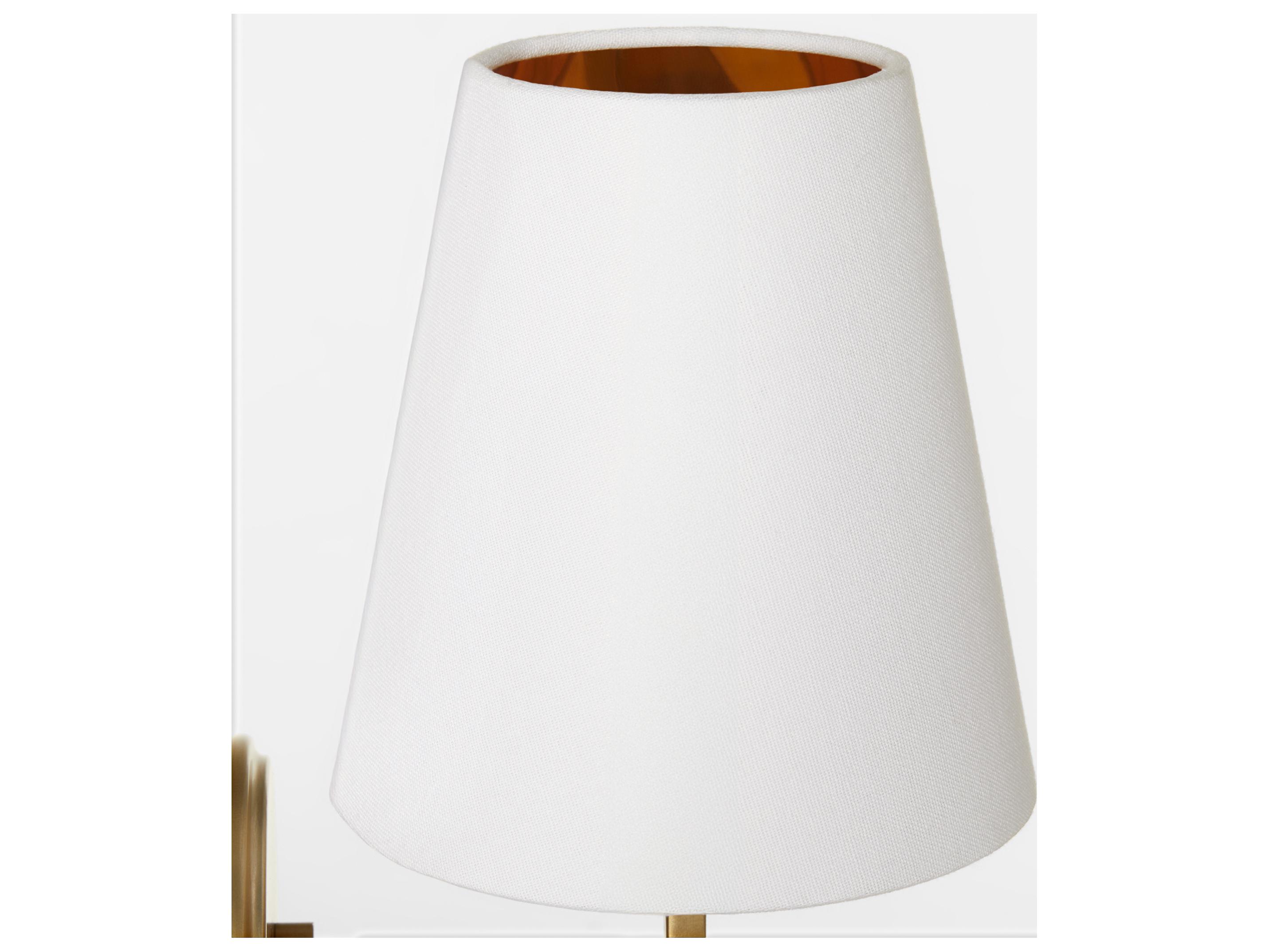 Quorum Karnes 1-Light Aged Brass Wall Sconce