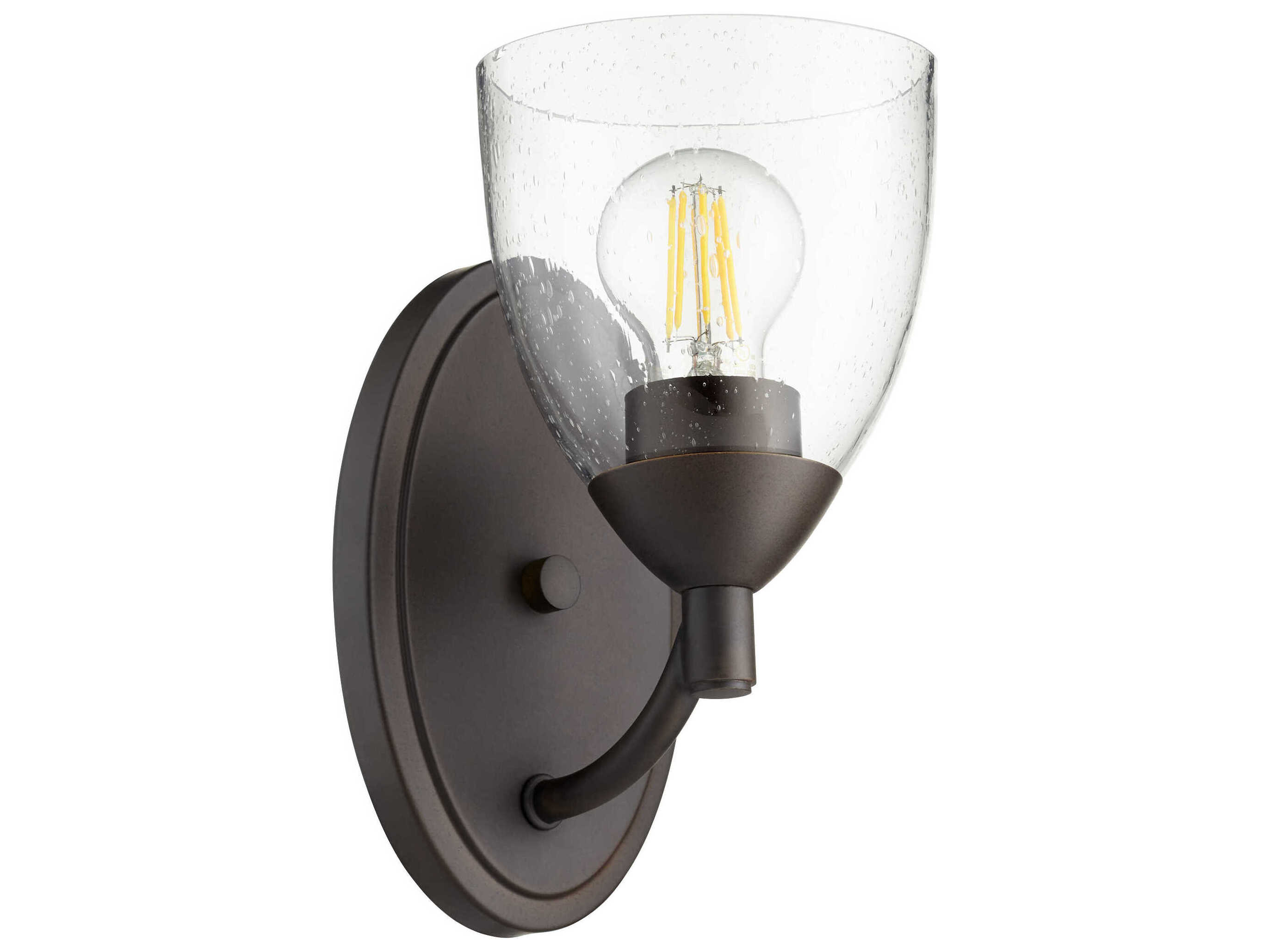 Quorum Barkley 1-Light Oiled Bronze Wall Sconce