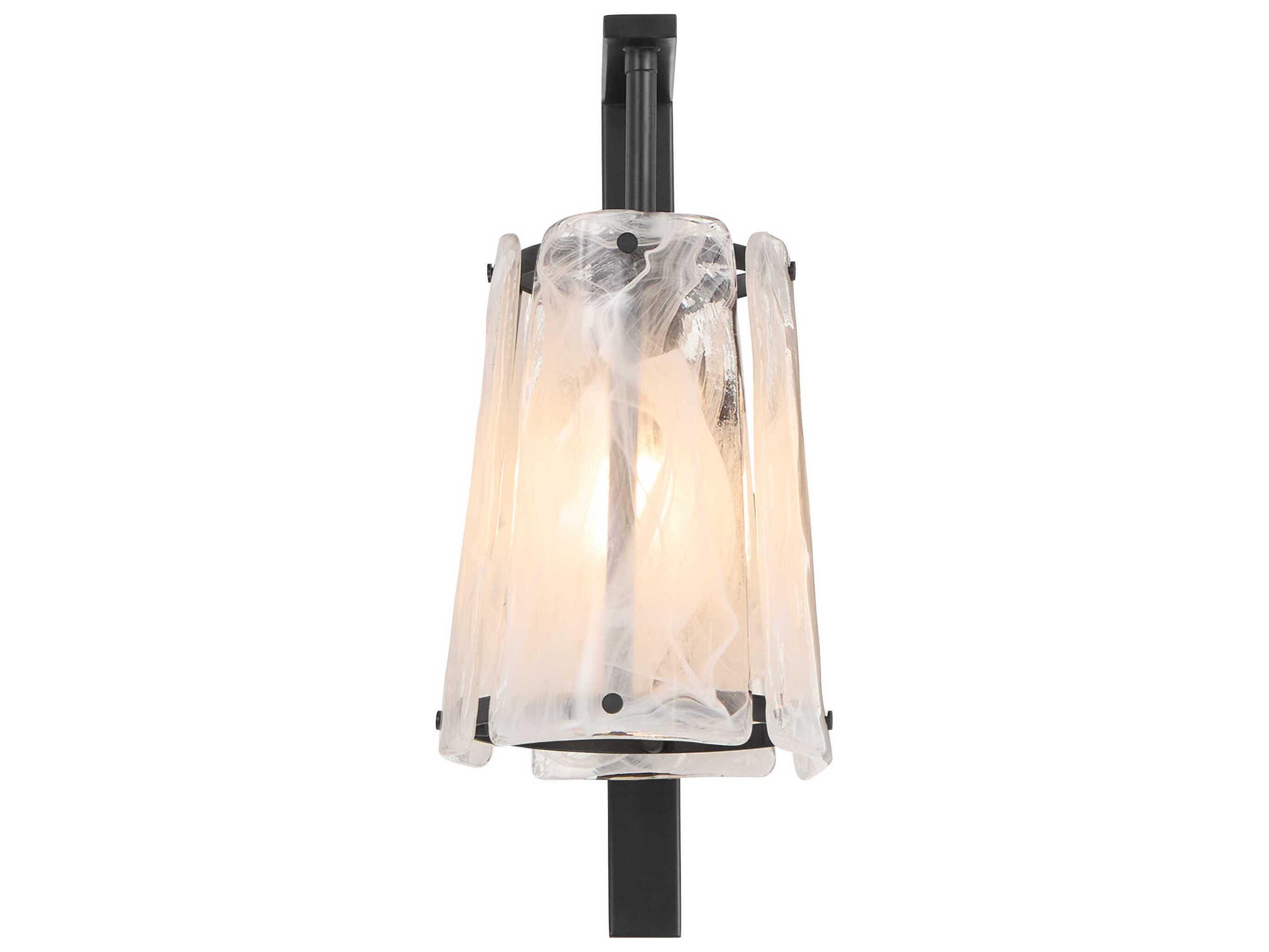 Quorum Prestige 1-Light Matte Black Wall Sconce