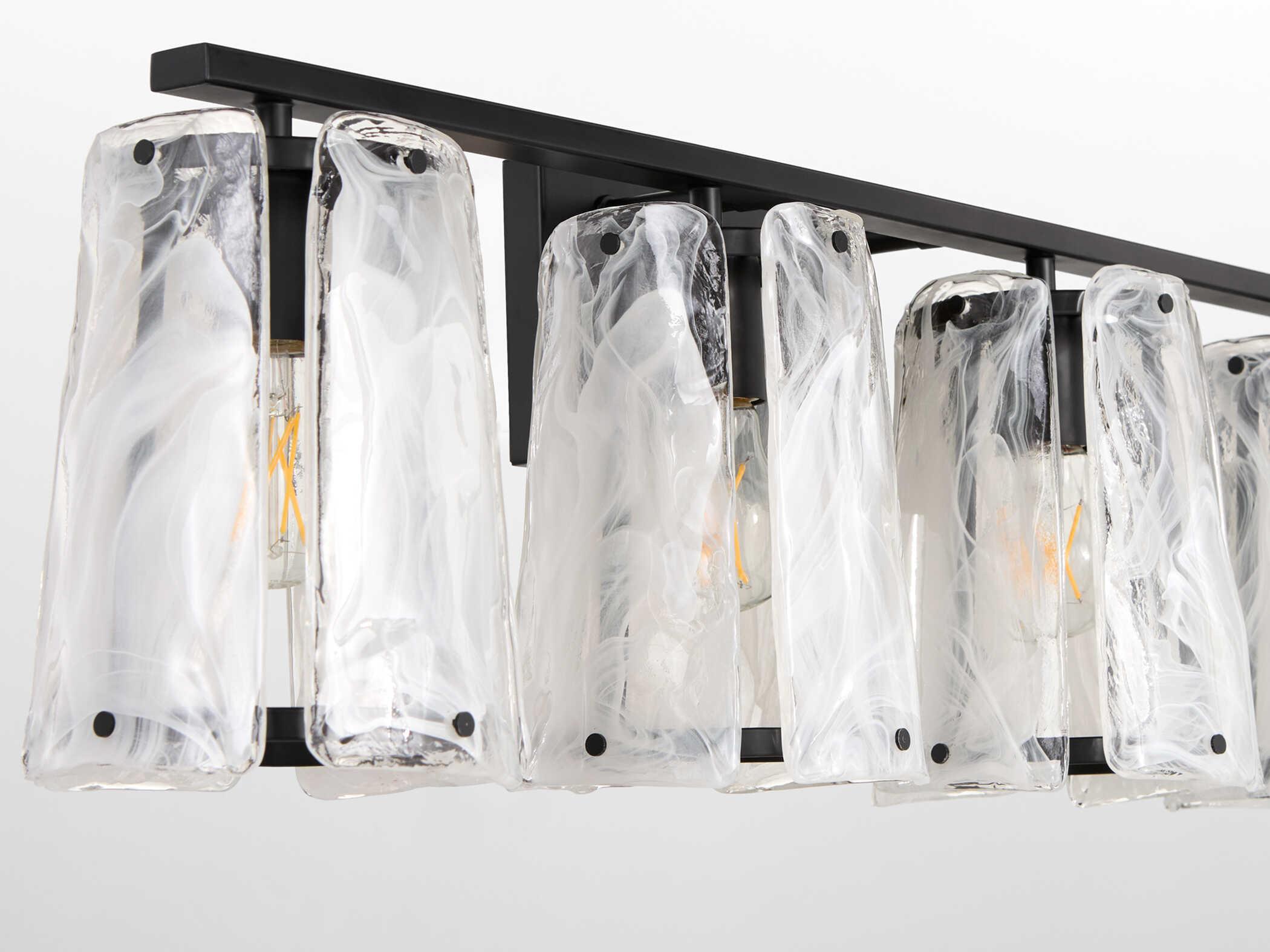 Quorum Prestige 4-Light Matte Black Vanity Light