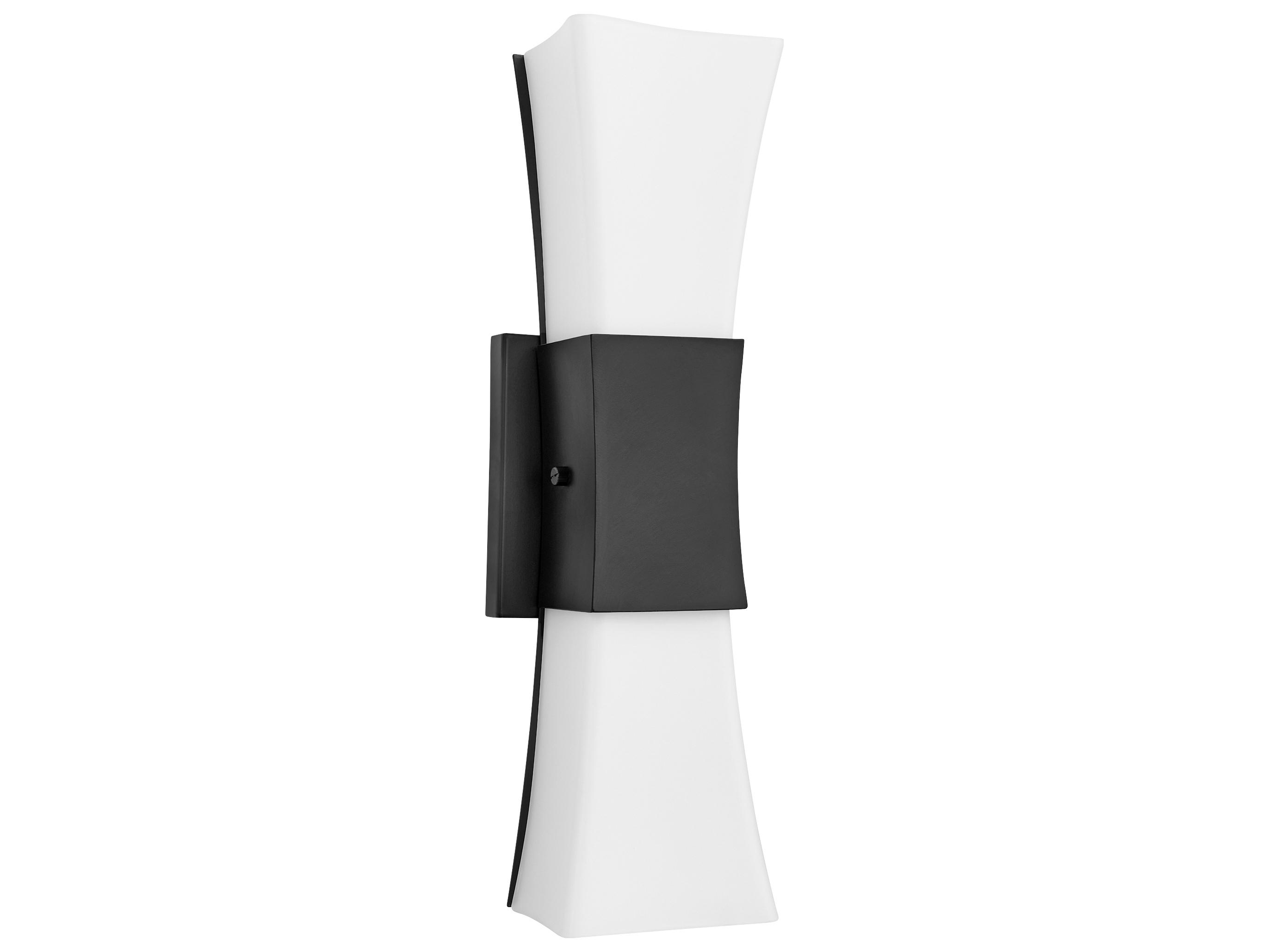 Quorum Ayala 2-Light Matte Black Wall Sconce