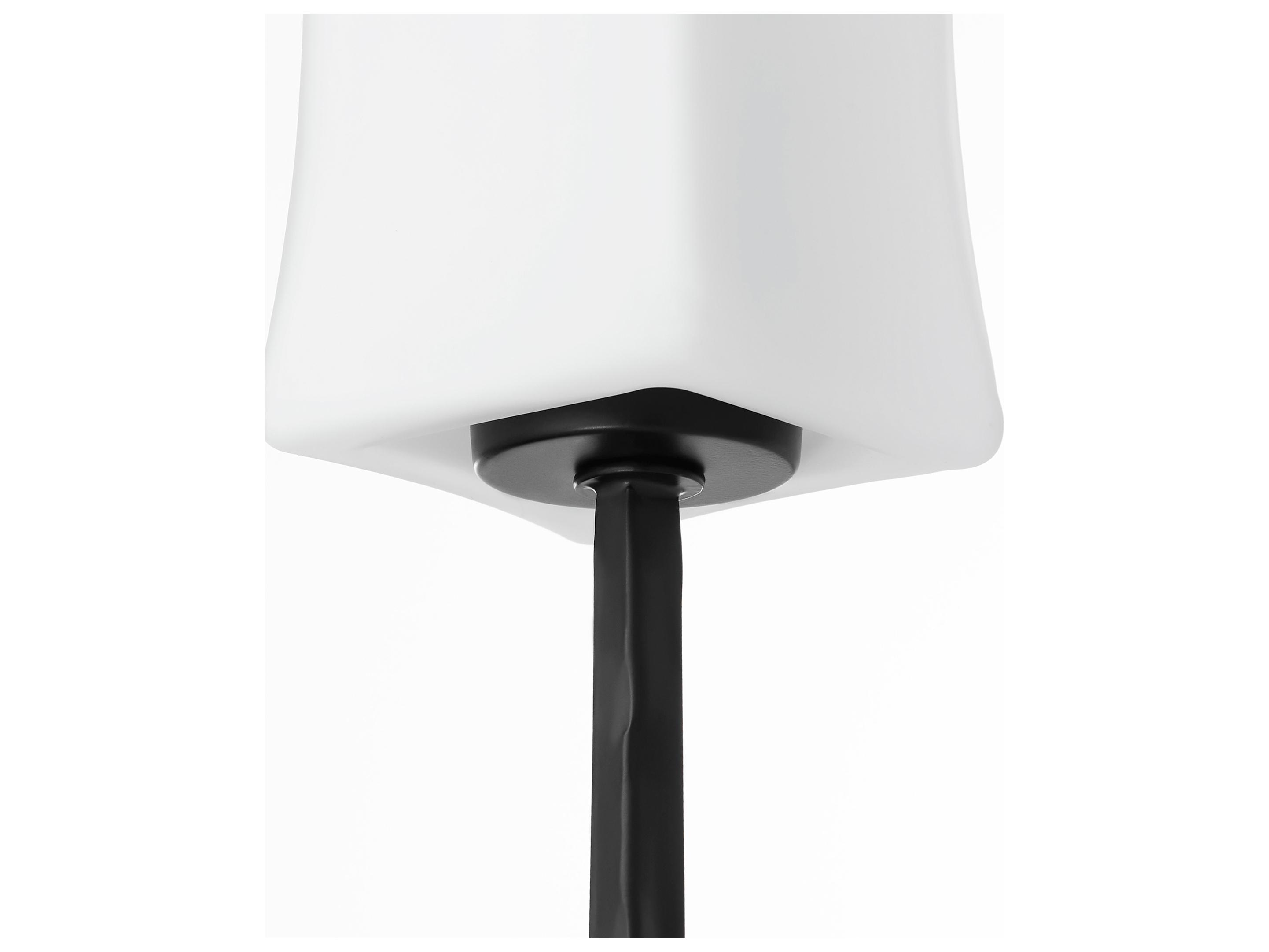 Quorum Ayala 1-Light Matte Black Wall Sconce