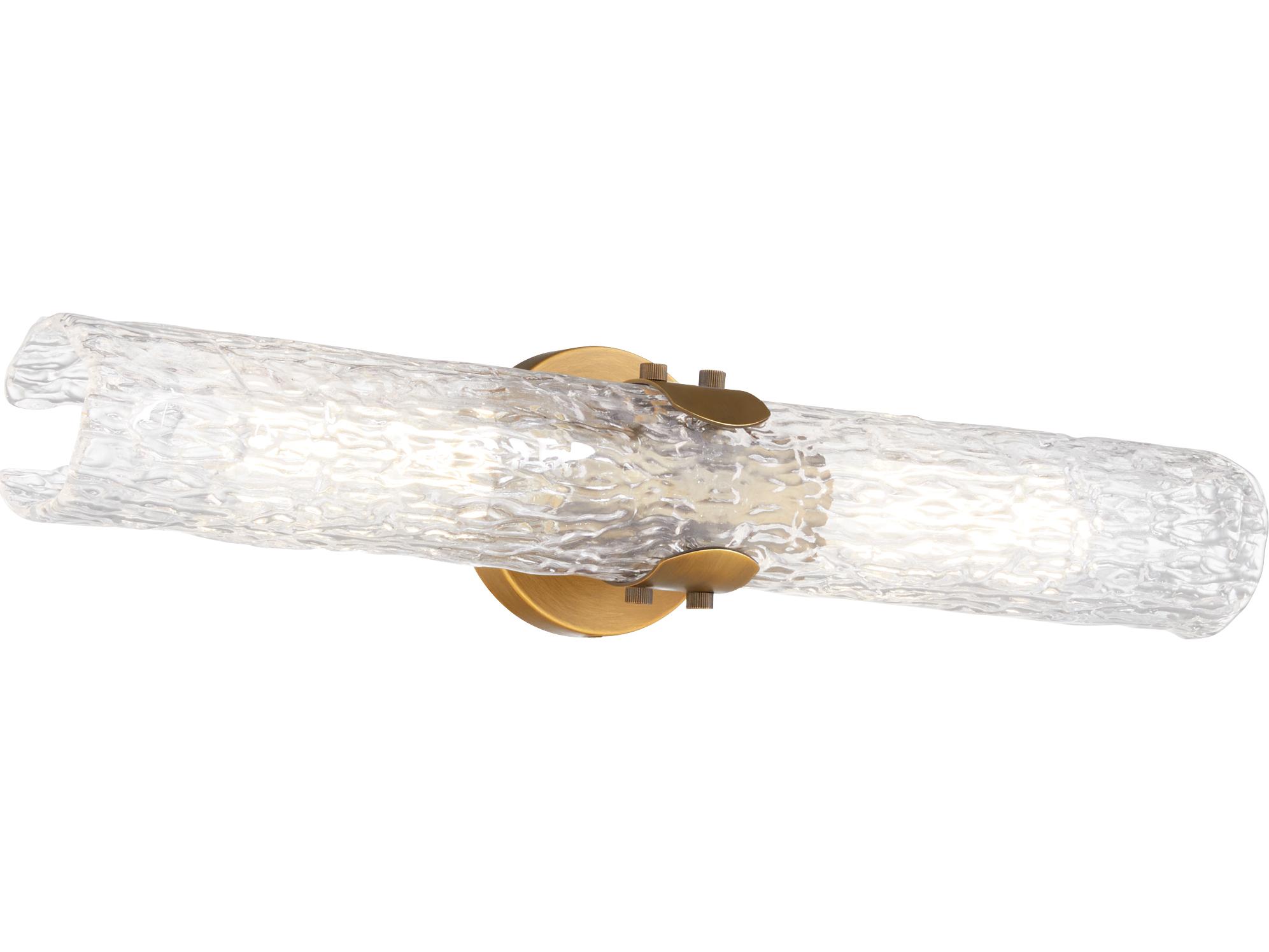 Quorum Meriam 2-Light Brushed Brass Vanity Light