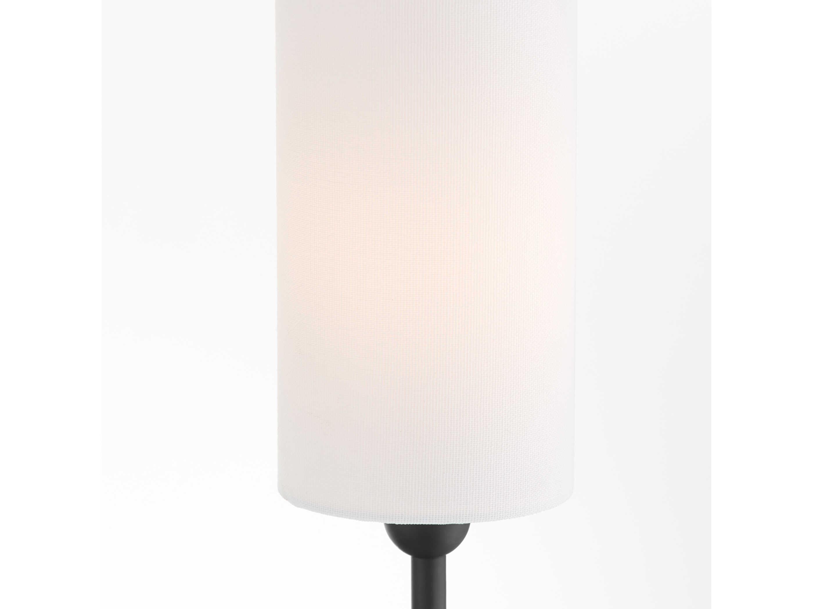 Quorum Charlotte 2-Light Matte Black Vanity Light