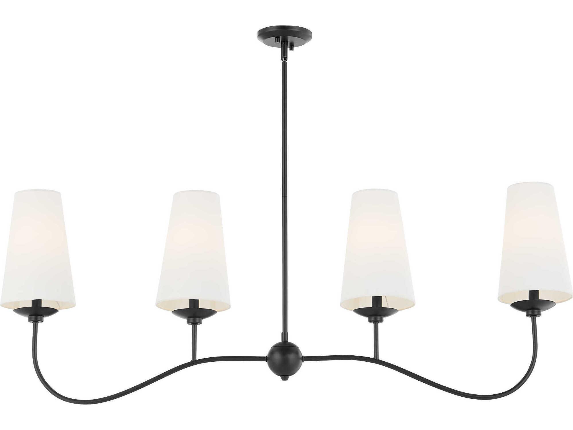Quorum Euphora 4-Light Matte Black Island Pendant