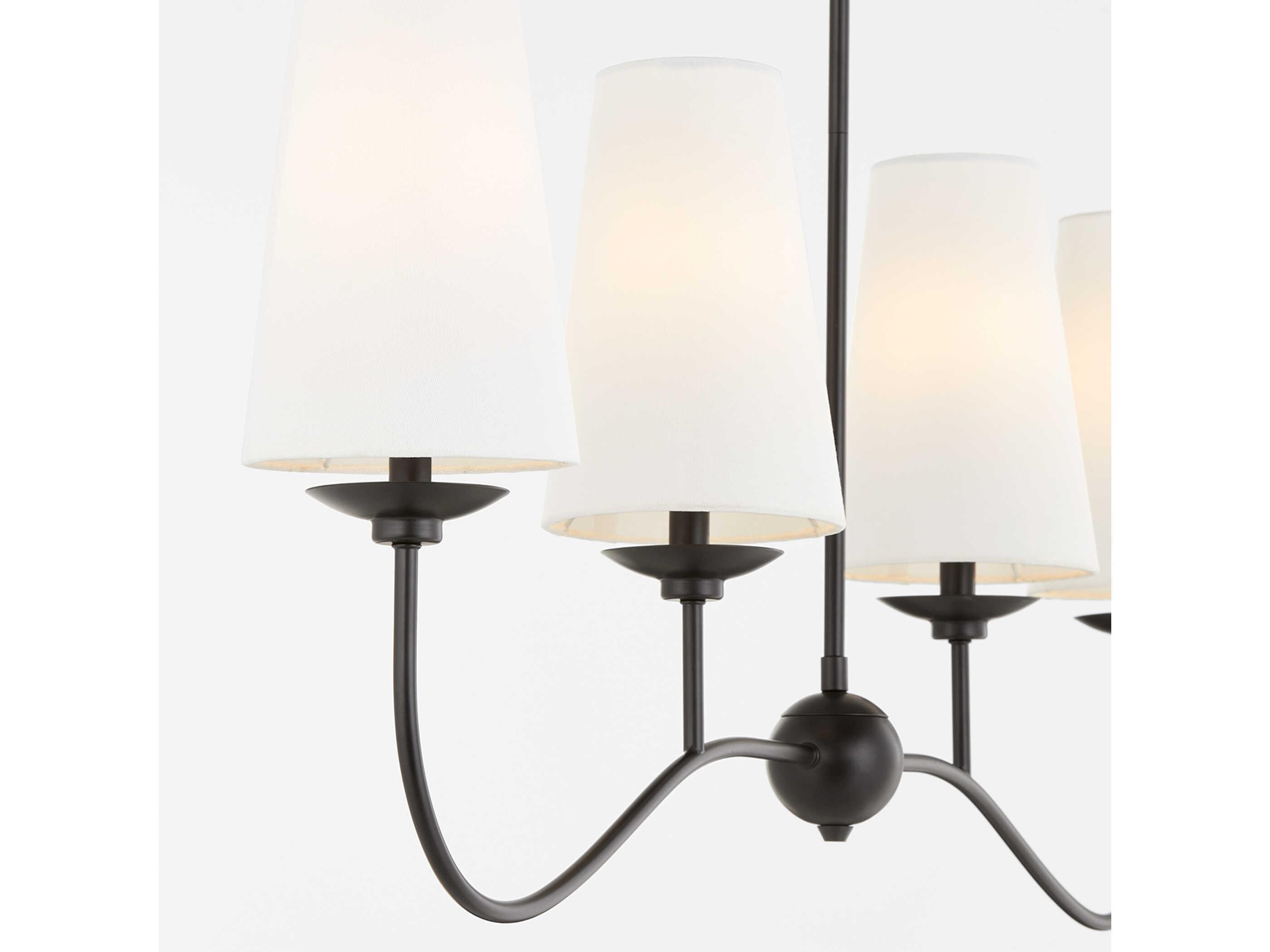 Quorum Euphora 4-Light Matte Black Island Pendant