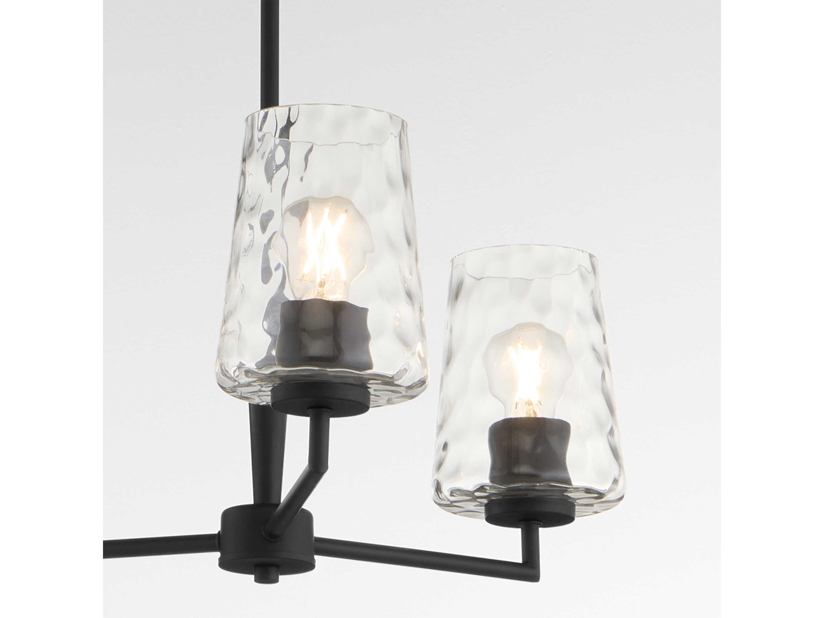 Quorum Goodwin 3-Light Matte Black Chandelier