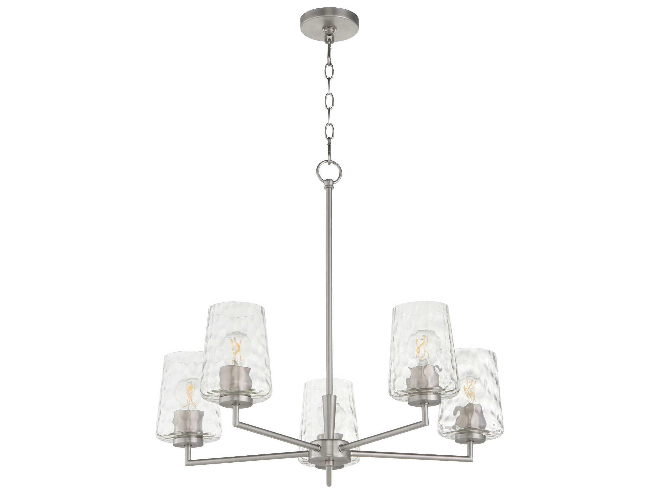 Quorum Goodwin 5-Light Satin Nickel Chandelier