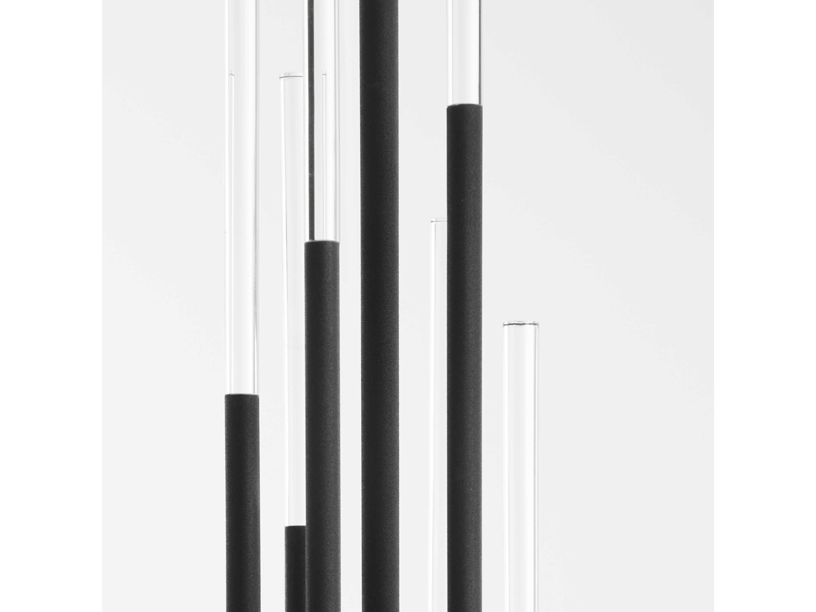 Quorum Summit 6-Light Textured Black Candelabra Chandelier