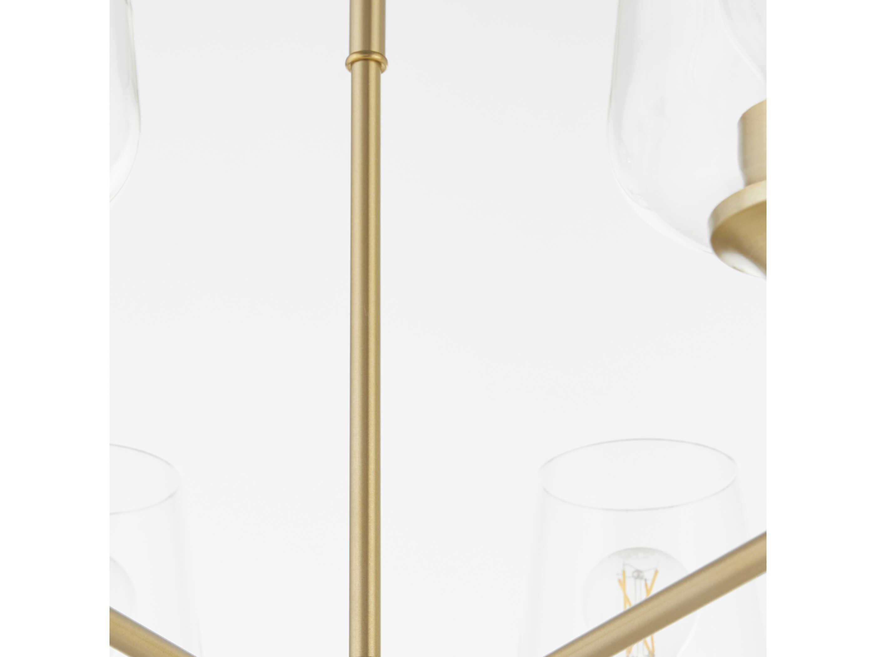 Quorum Raymond 8-Light Aged Brass Chandelier