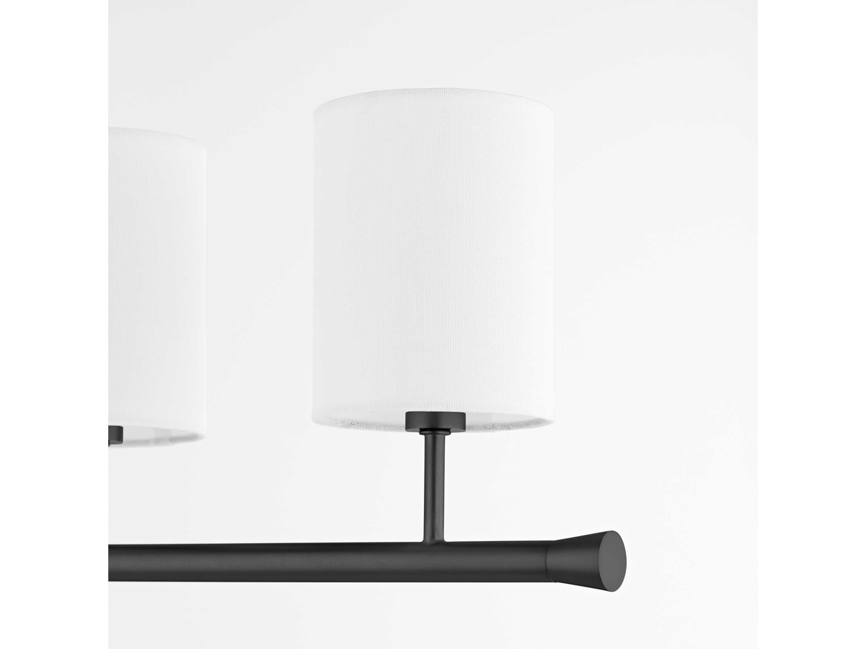 Quorum Harmony 5-Light Matte Black Cylinder Island Pendant