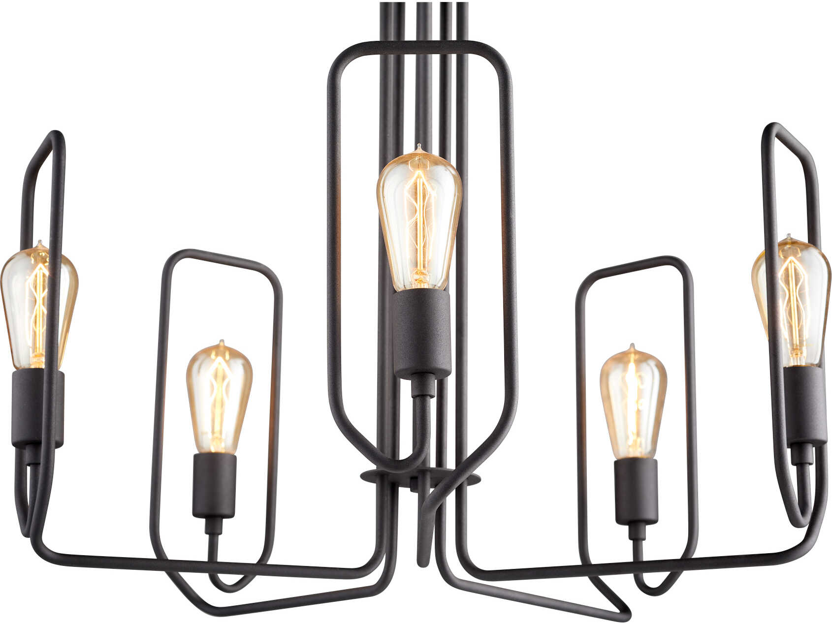 Quorum Howe 5-Light Textured Black Chandelier