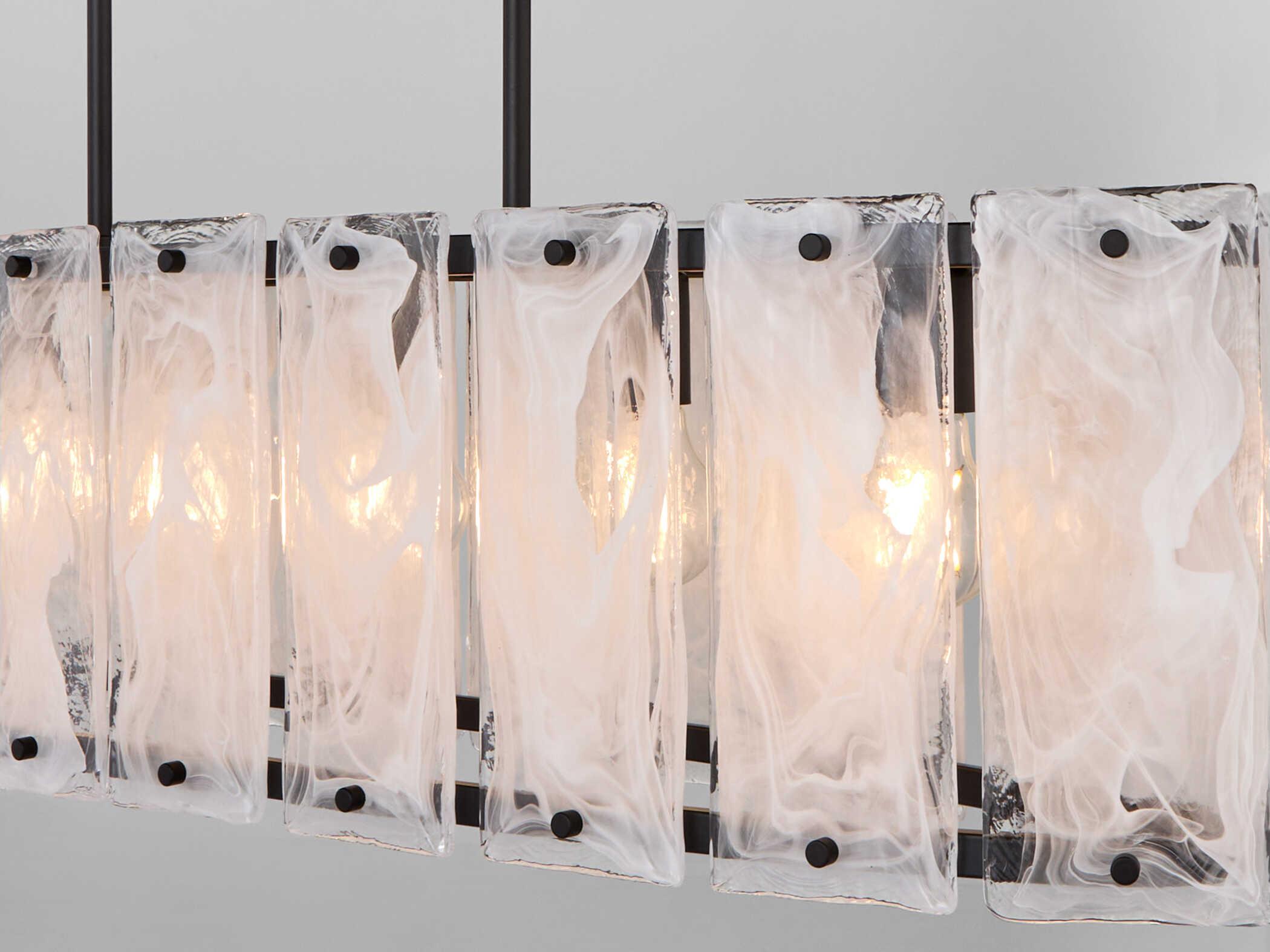 Quorum Prestige 6-Light Matte Black Island Pendant