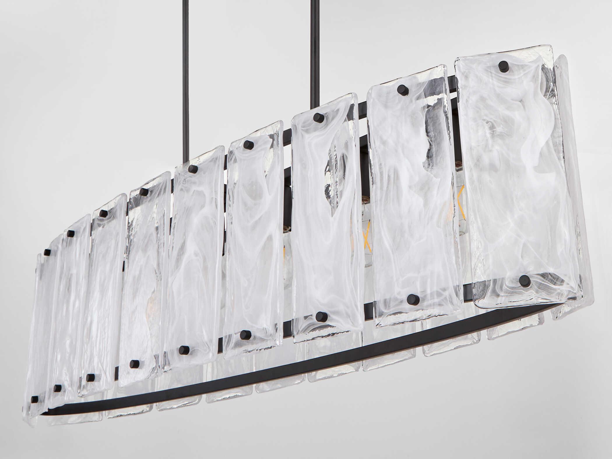 Quorum Prestige 6-Light Matte Black Island Pendant