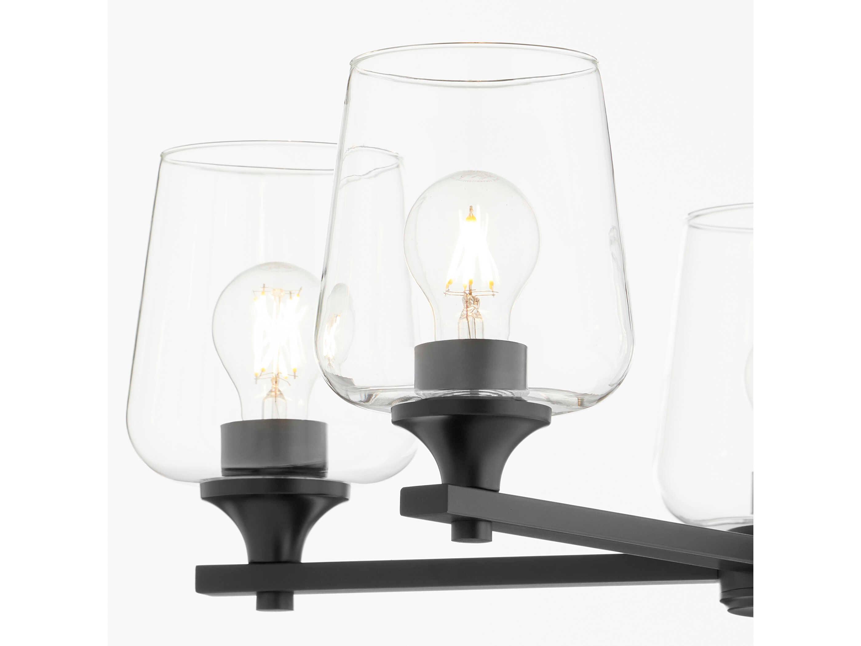 Quorum Veno 5-Light Matte Black Chandelier