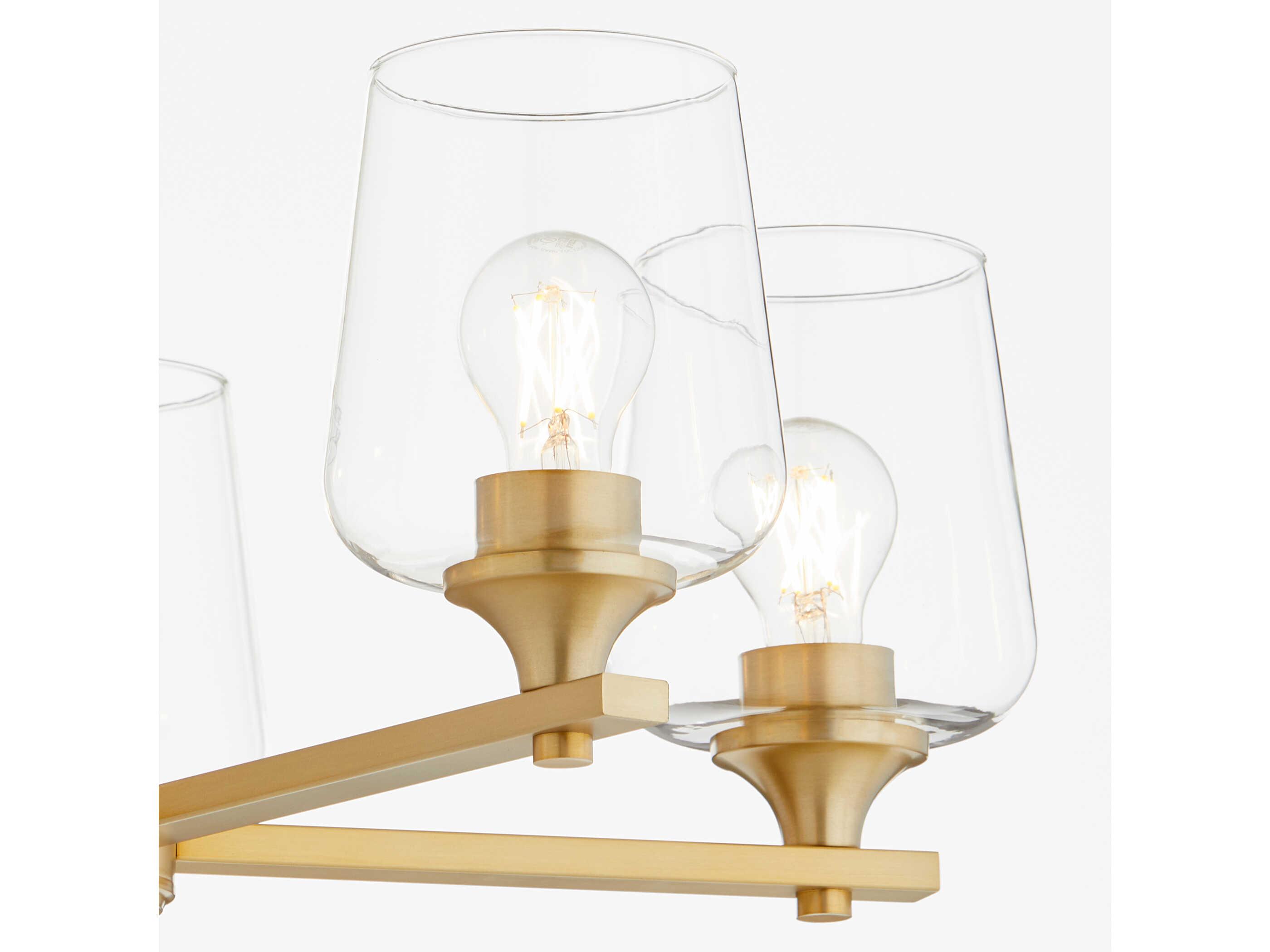 Quorum Veno 5-Light Aged Brass Chandelier