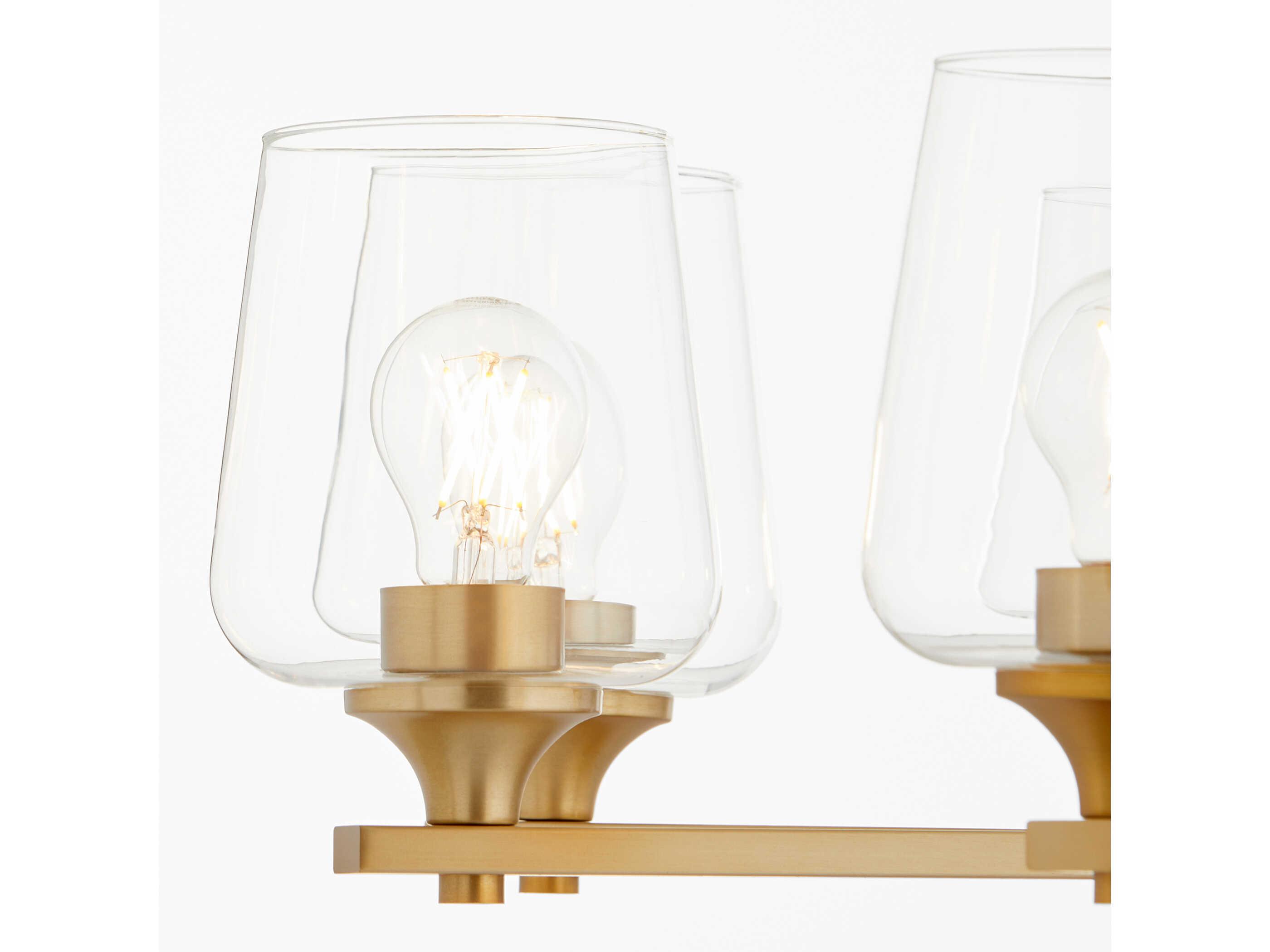 Quorum Veno 8-Light Aged Brass Chandelier