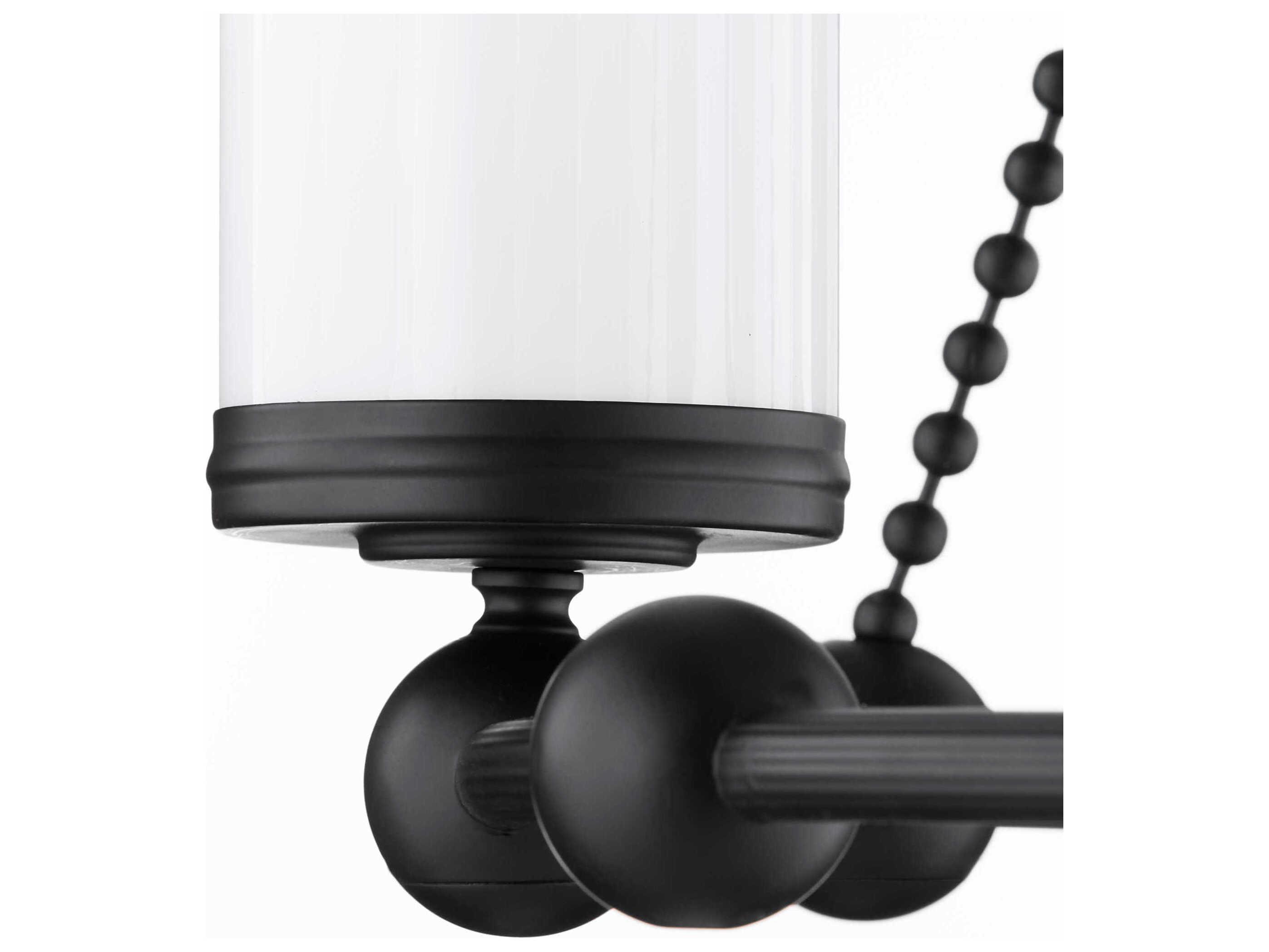 Quorum Lee Boulevard 6-Light Matte Black Cylinder Chandelier