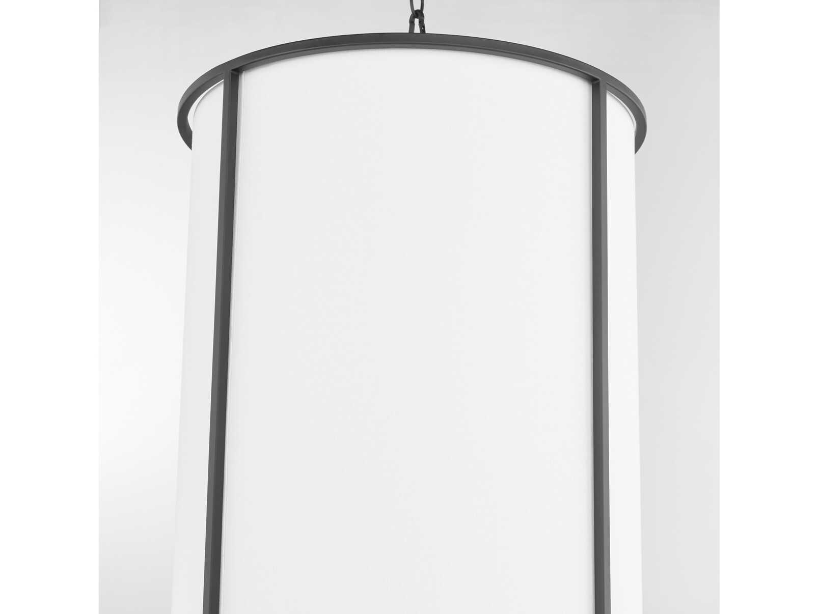 Quorum Eldorado 4-Light Matte Black Cylinder Pendant