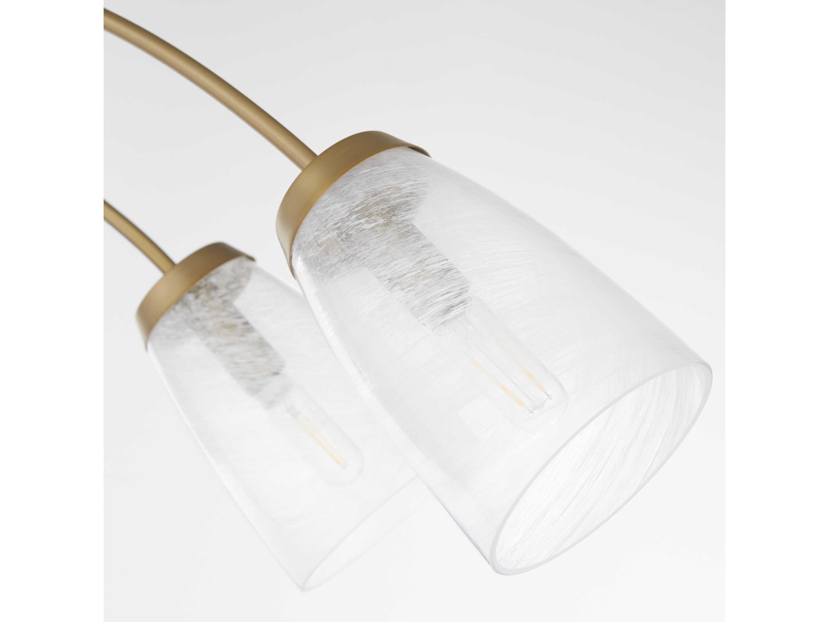 Quorum Arpeggio 6-Light Aged Brass Island Pendant