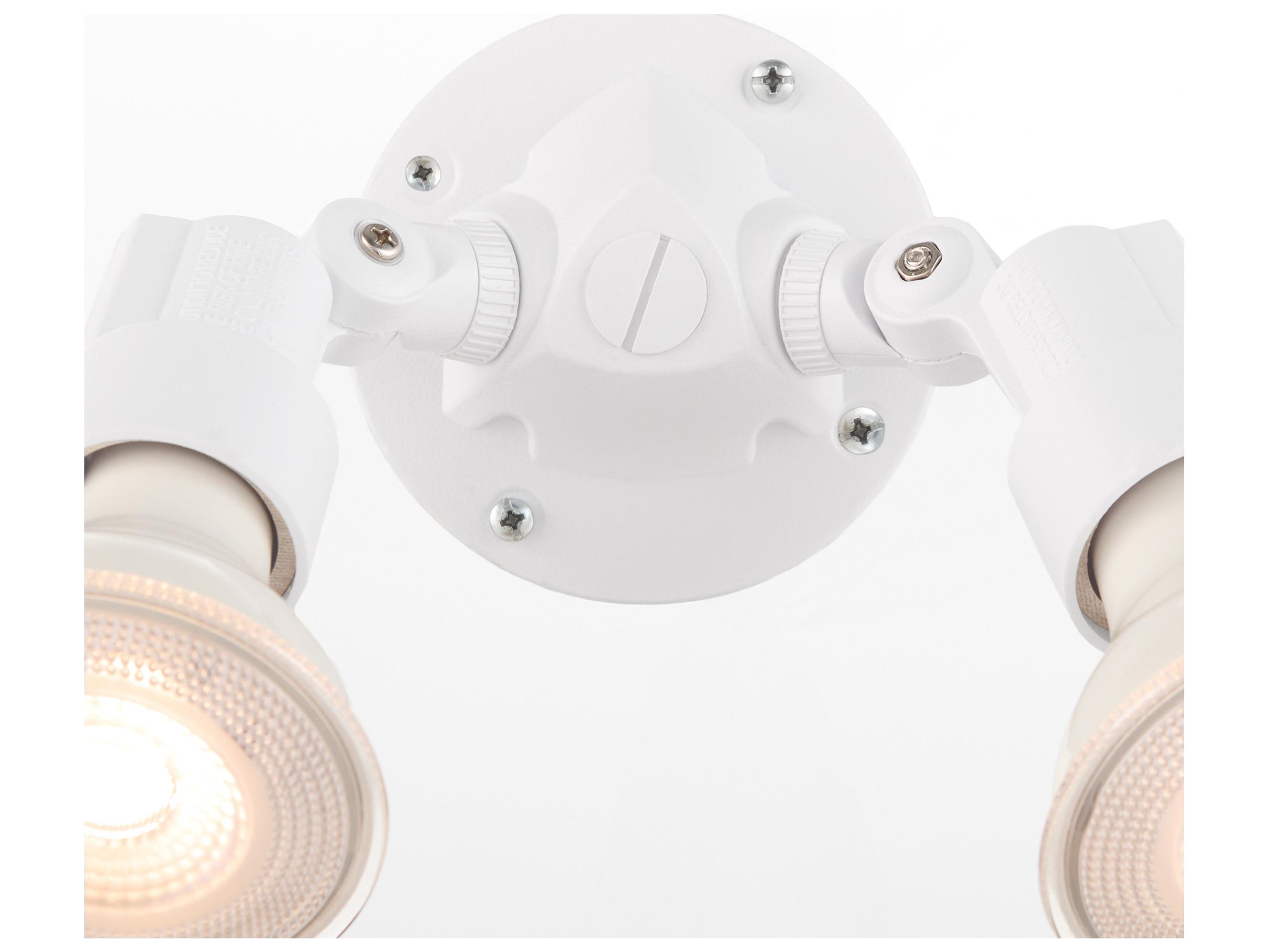 Quorum Outdoor 2-Light White Spot Light