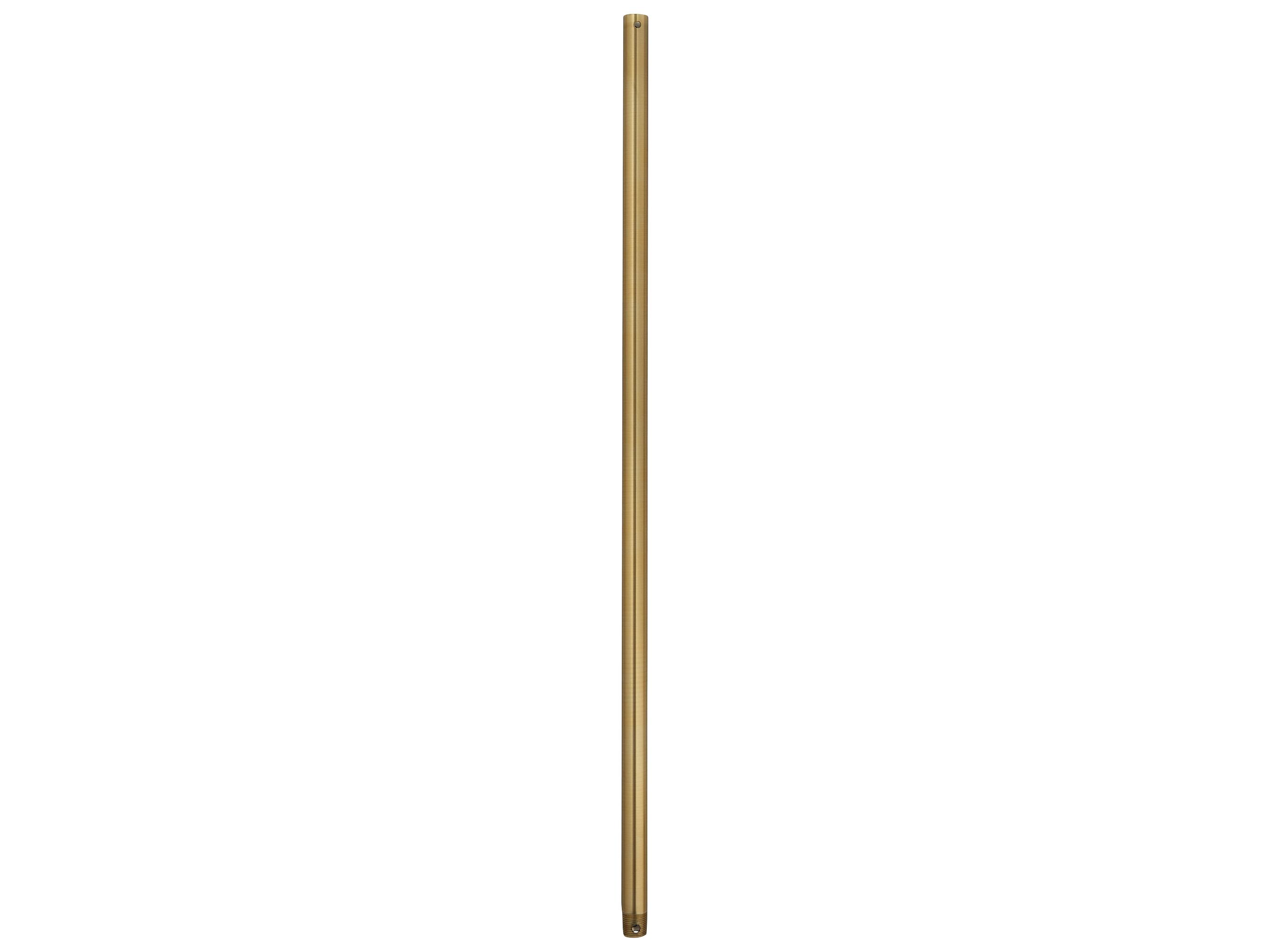 Quorum 48" Brushed Brass Downrod