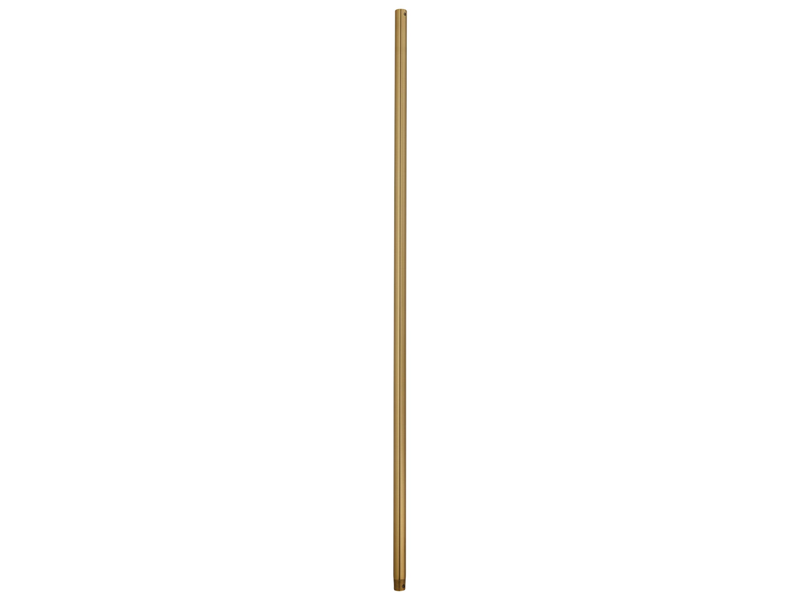 Quorum 60" Brushed Brass Downrod