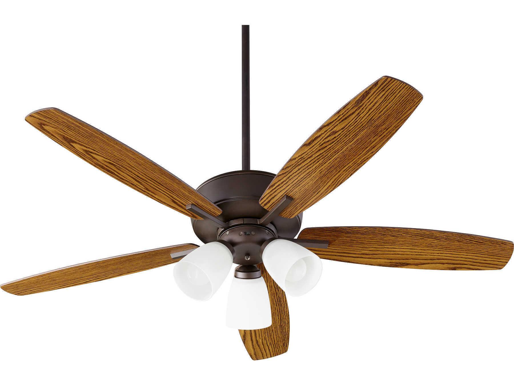 Quorum Breeze 52" 3 - Light Ceiling Fan