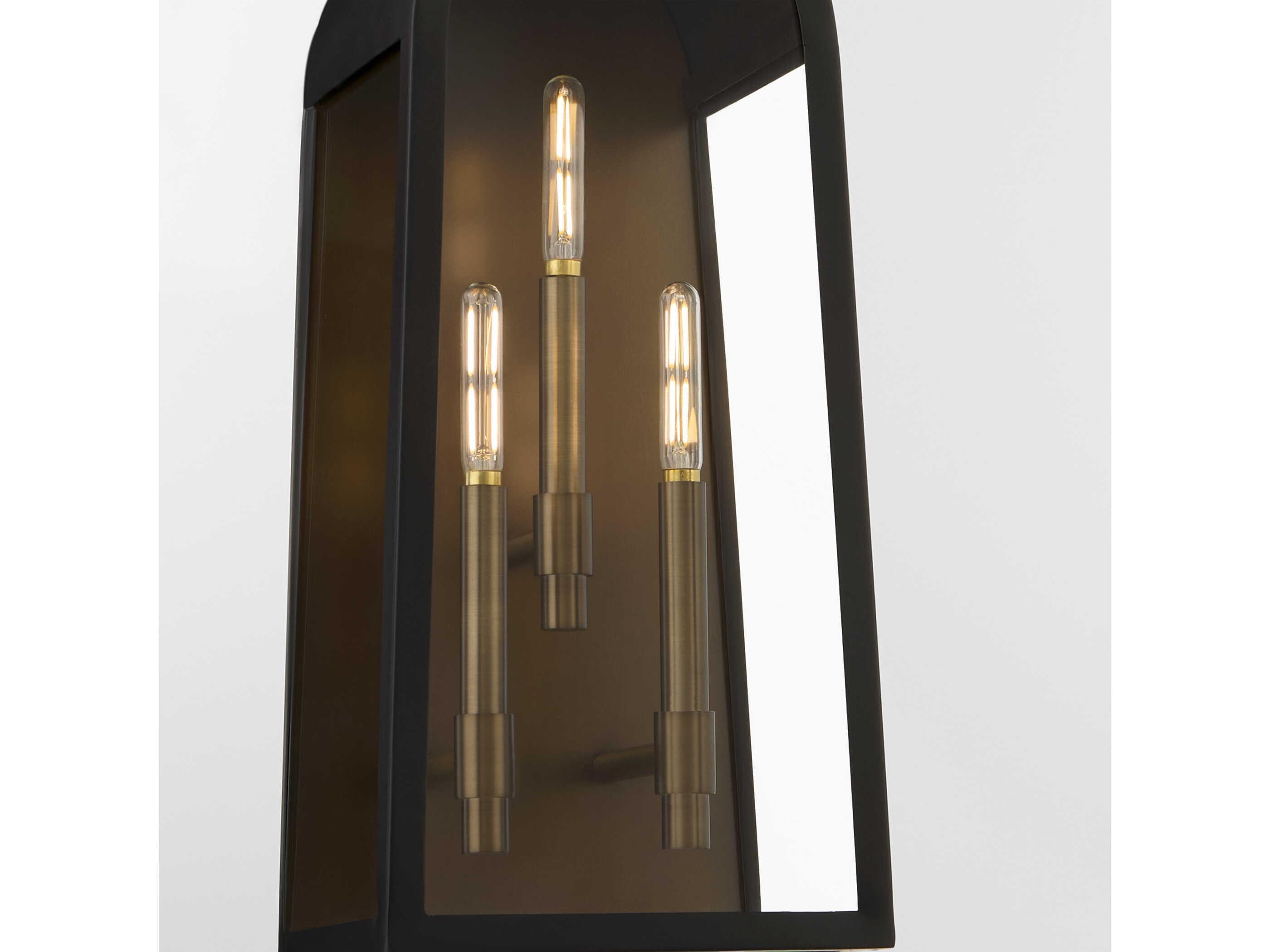 Quorum Rossi 3-Light Outdoor Wall Light