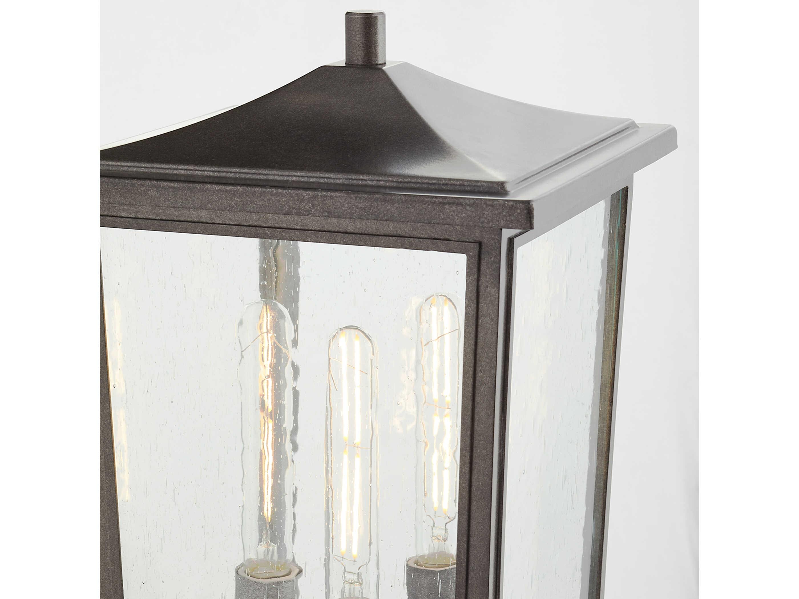 Quorum Riverside 3-Light Outdoor Post Light
