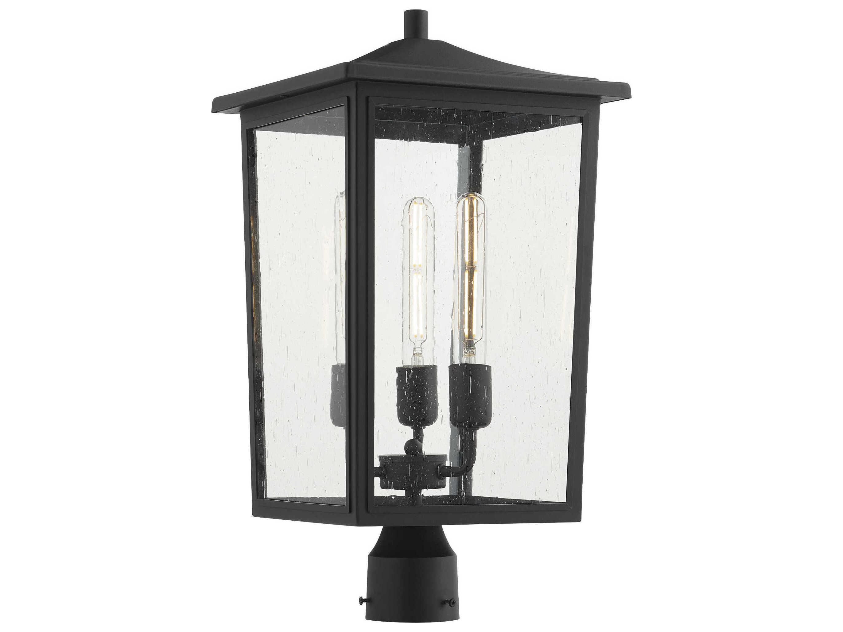Quorum Riverside 3-Light Outdoor Post Light