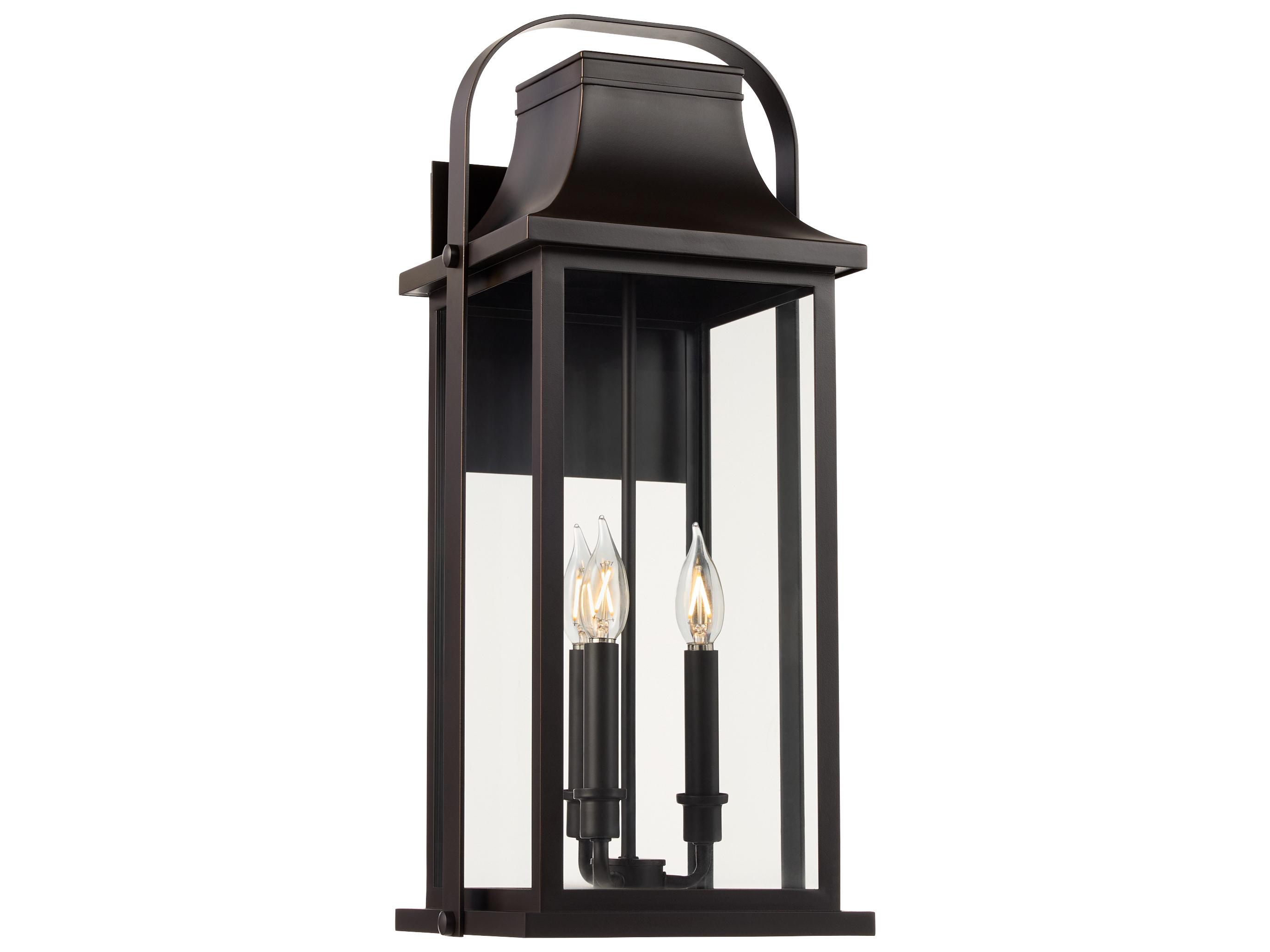 Quorum Downey 3-Light Outdoor Wall Light
