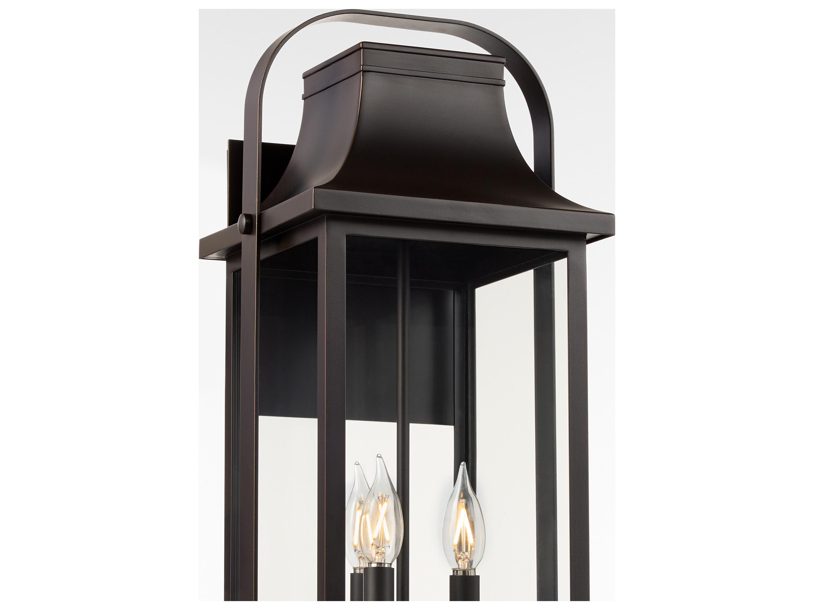 Quorum Downey 3-Light Outdoor Wall Light