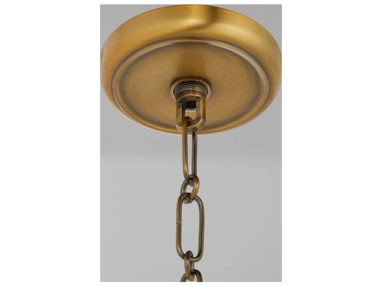 Quorum Tilbrook 1-Light Brushed Brass Dome Pendant