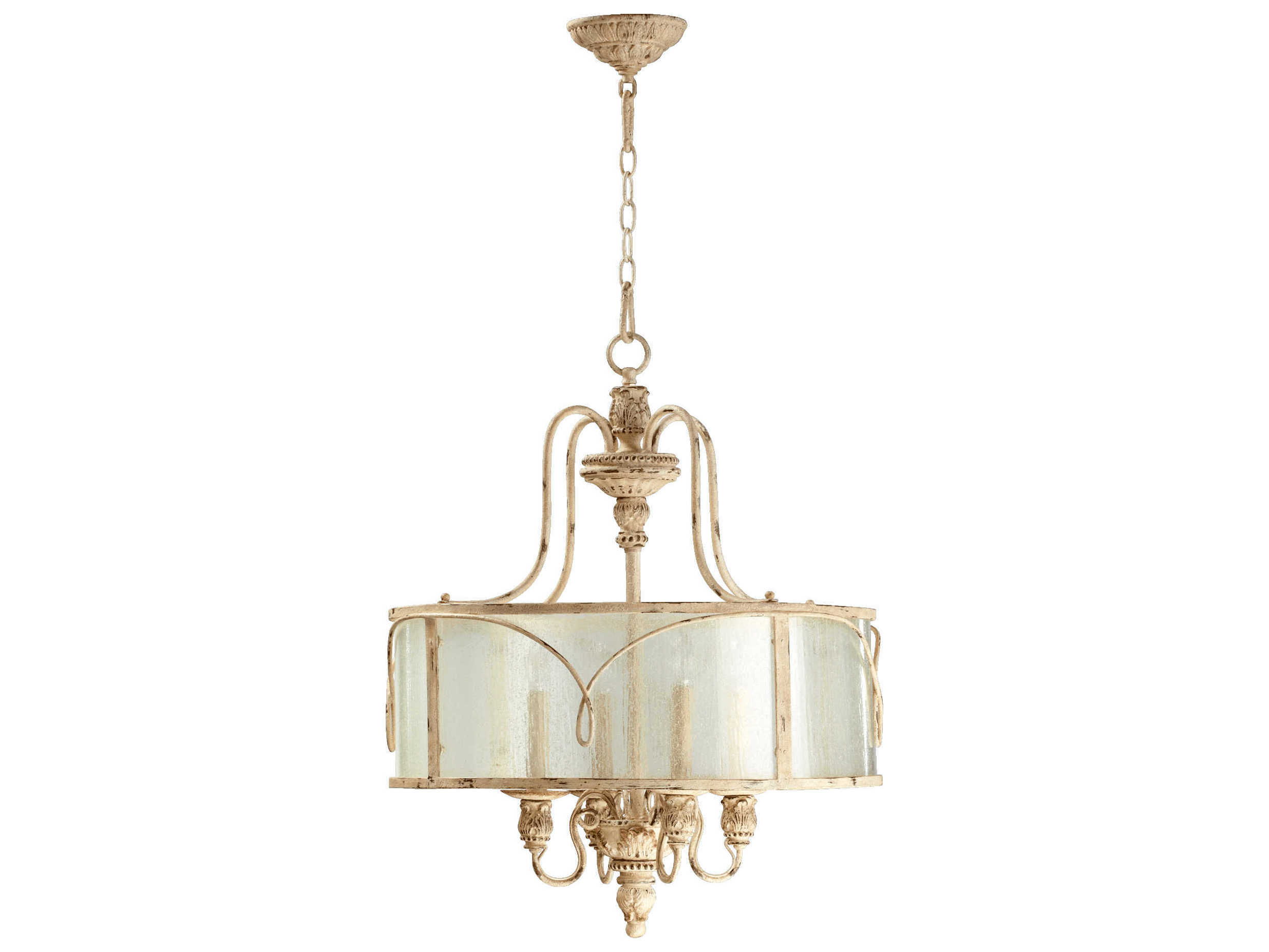 Quorum Salento 4-Light Persian White Candelabra Drum Chandelier