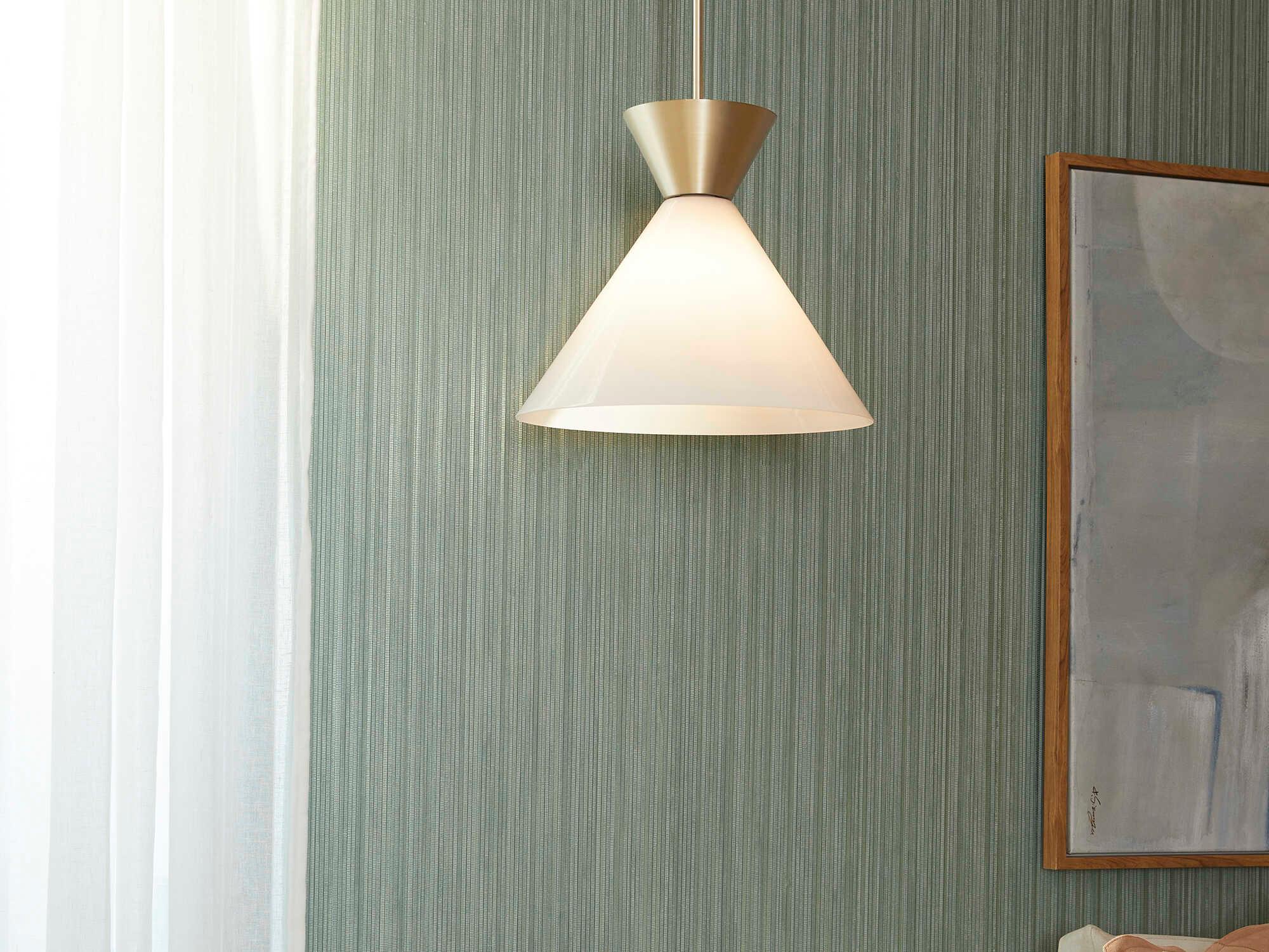 Quorum Beldar 1-Light Aged Brass Pendant