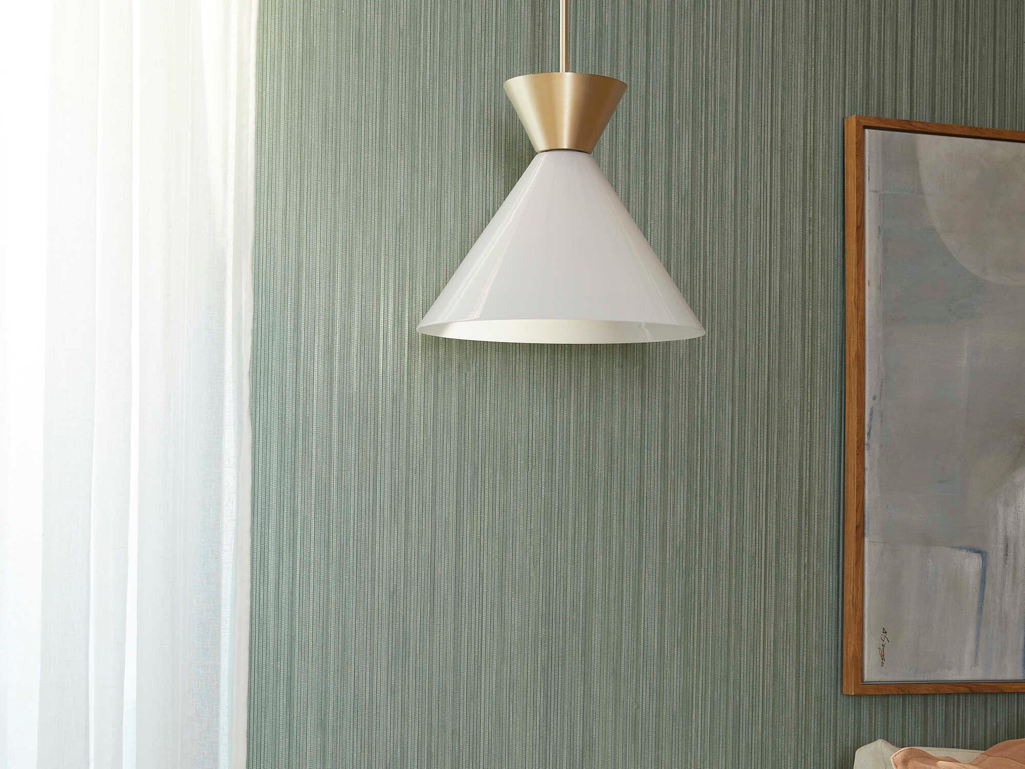 Quorum Beldar 1-Light Aged Brass Pendant