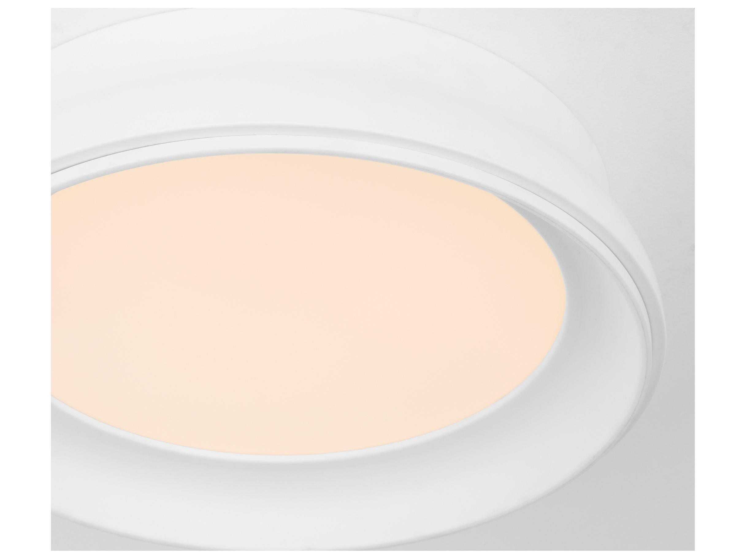 Quorum Legend Studio White Flush Mount