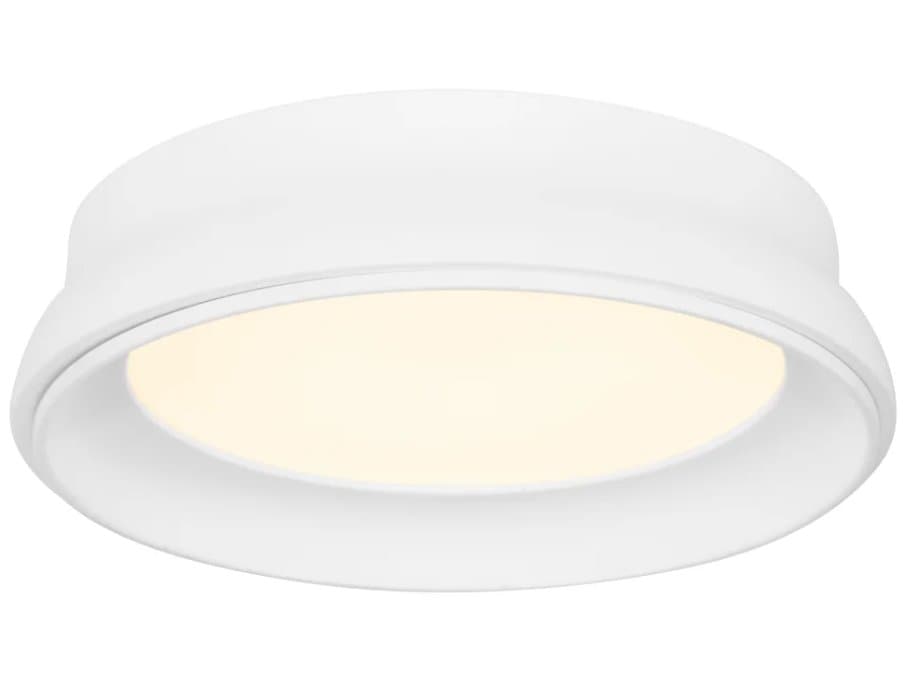 Quorum Legend Studio White Flush Mount
