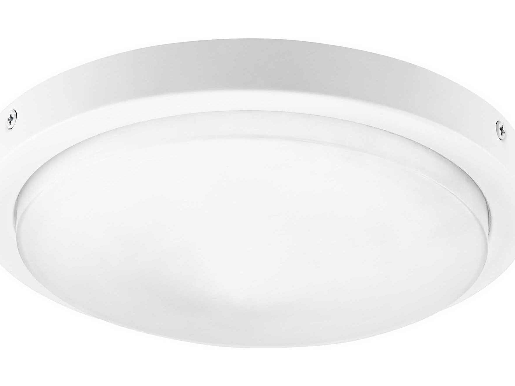 Quorum Titus 1-Light Studio White LED Bowl Flush Mount